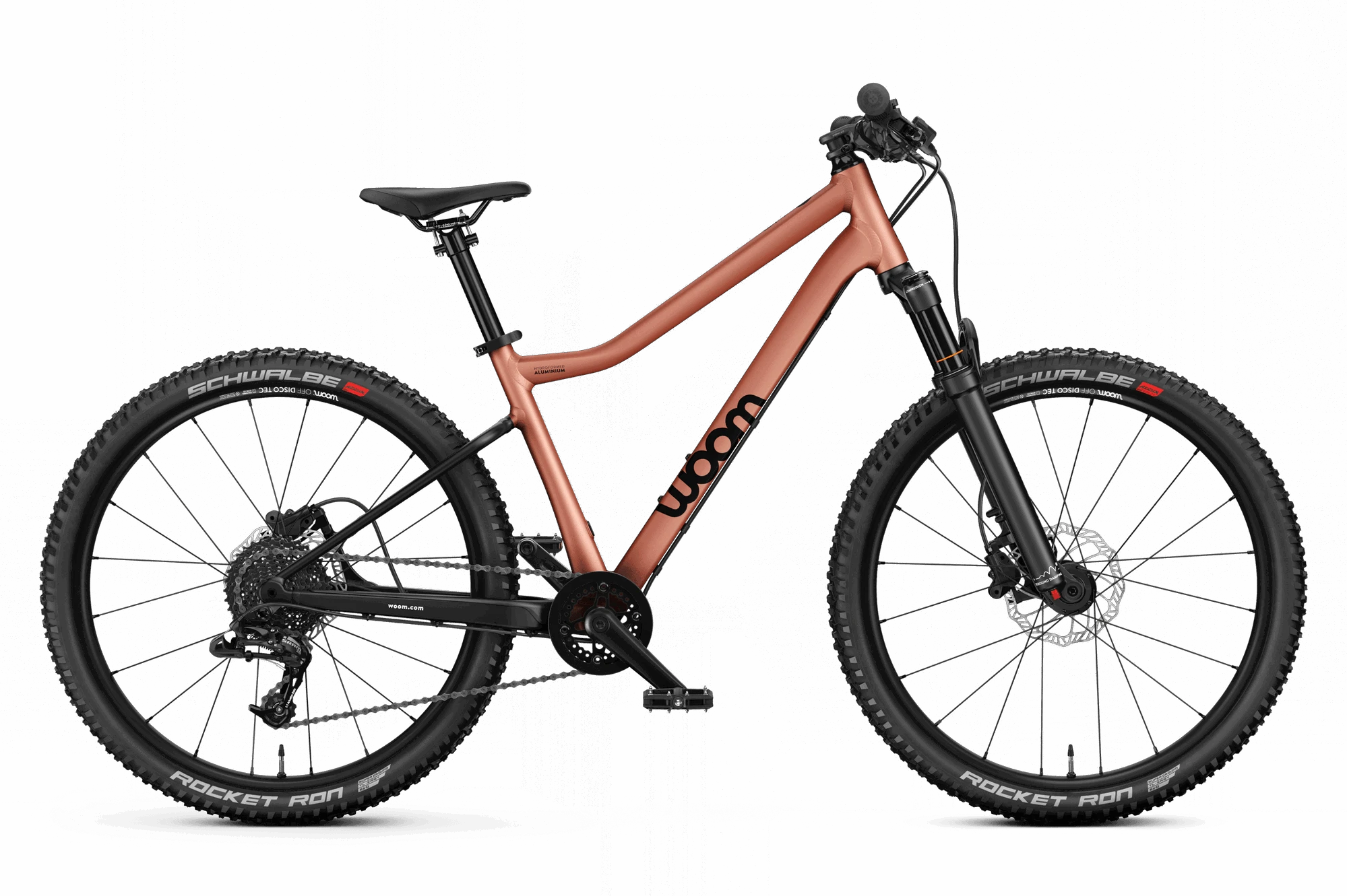 1. Bicicleta copii Woom 5 OFF AIR - generatia 2 - cu roti 24" cupru