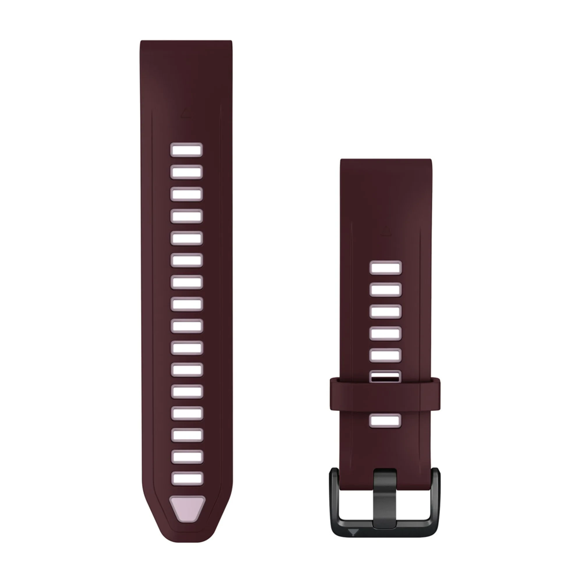 1. Garmin QuickFit 20 - curea silicon - visiniu Dark Cherry I Dust Rose