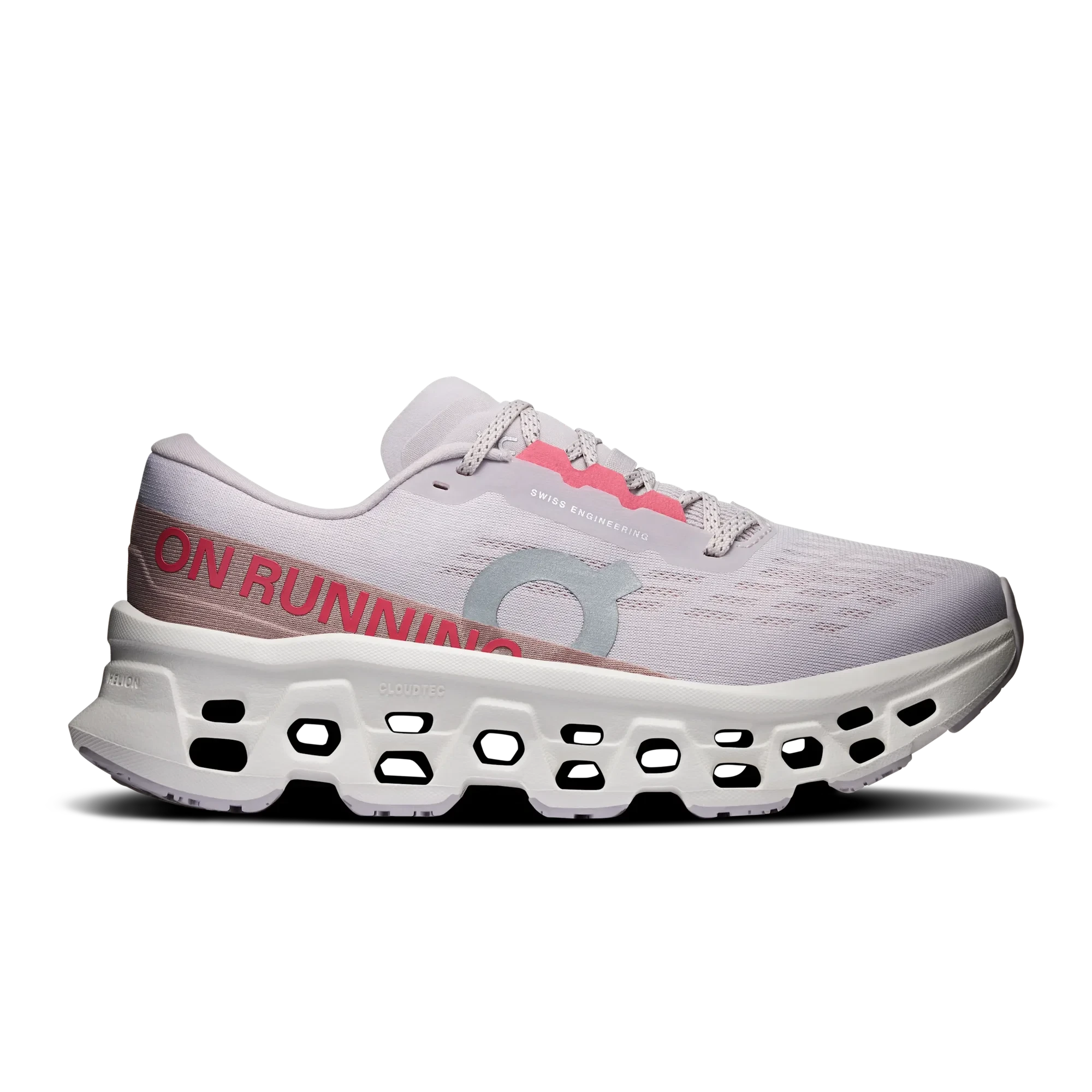 Pantofi alergare On Cloudmonster 3 W - amortizare maximă sosea - Ether | Ivory - 246561