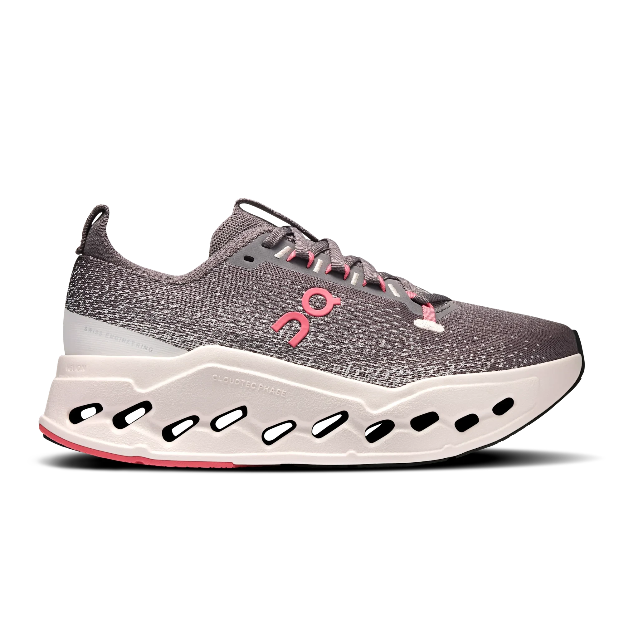 Pantofi alergare On Cloudsurfer Max W - amortizare maximă - Pebble | Oyster - 246668