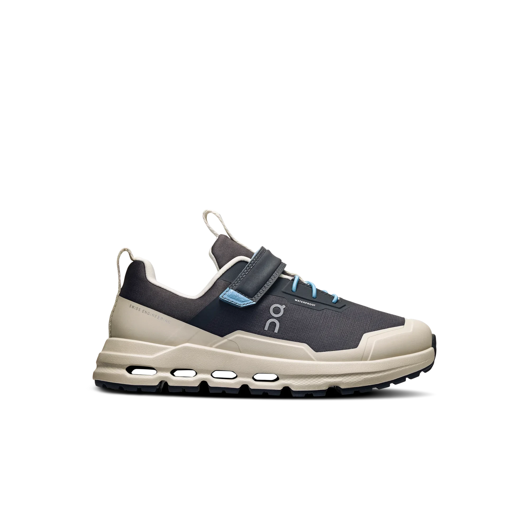 1. Ghete copii On Cloudhero Waterproof K - negru Eclipse | alb Pearl