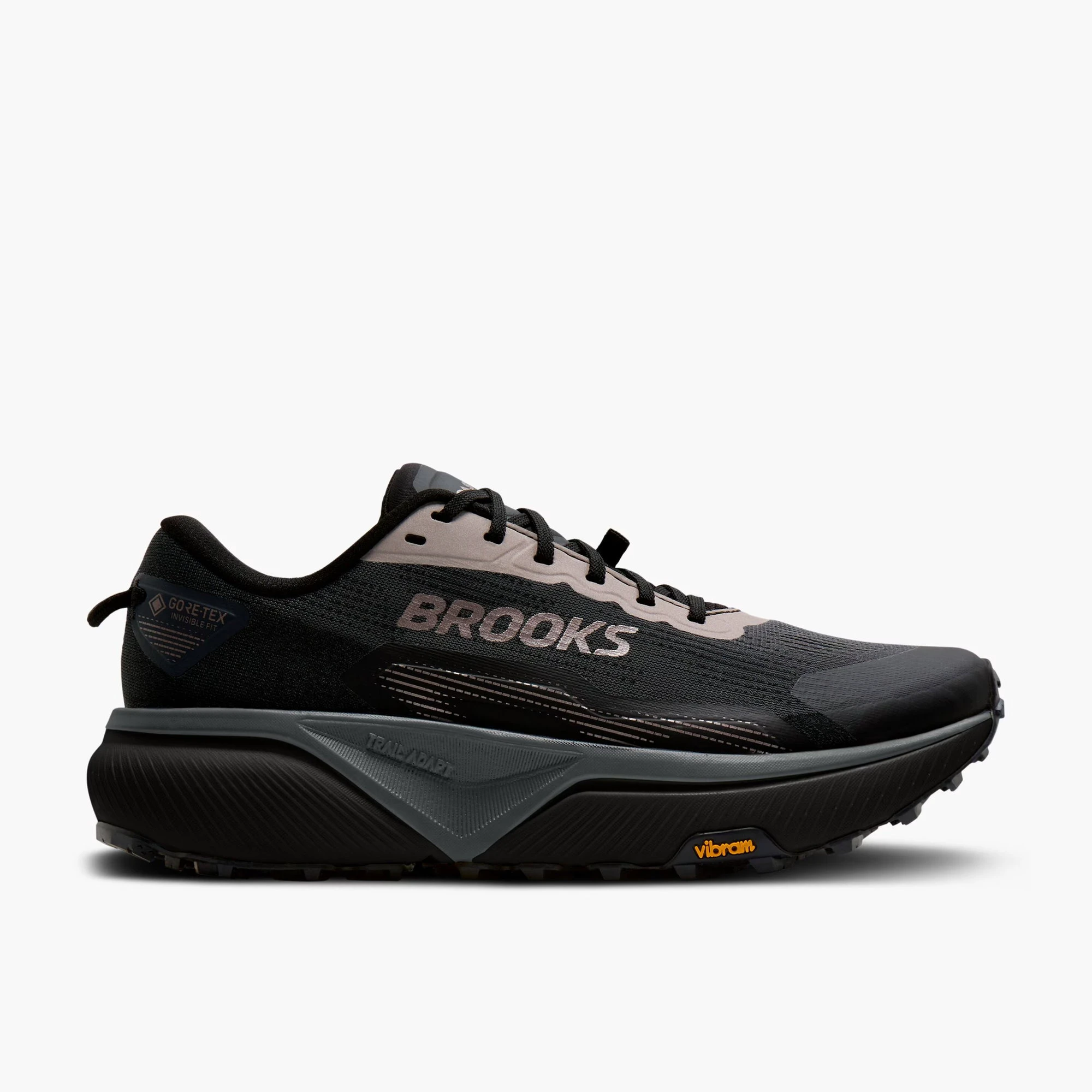 1. Pantofi trail Brooks Cascadia 20 GTX - negru Ebony I Nocturnal | impermeabili GORE-TEX