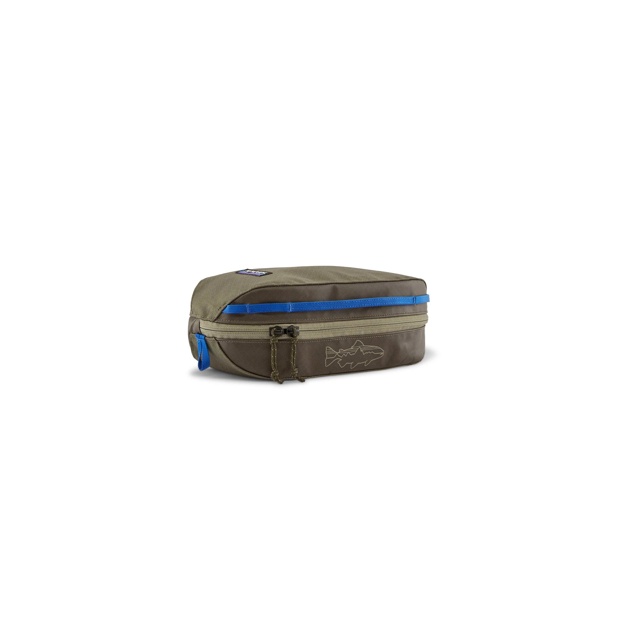 Organizator bagaj Patagonia Black Hole Cube 3L - albastru cu roșu - 246906