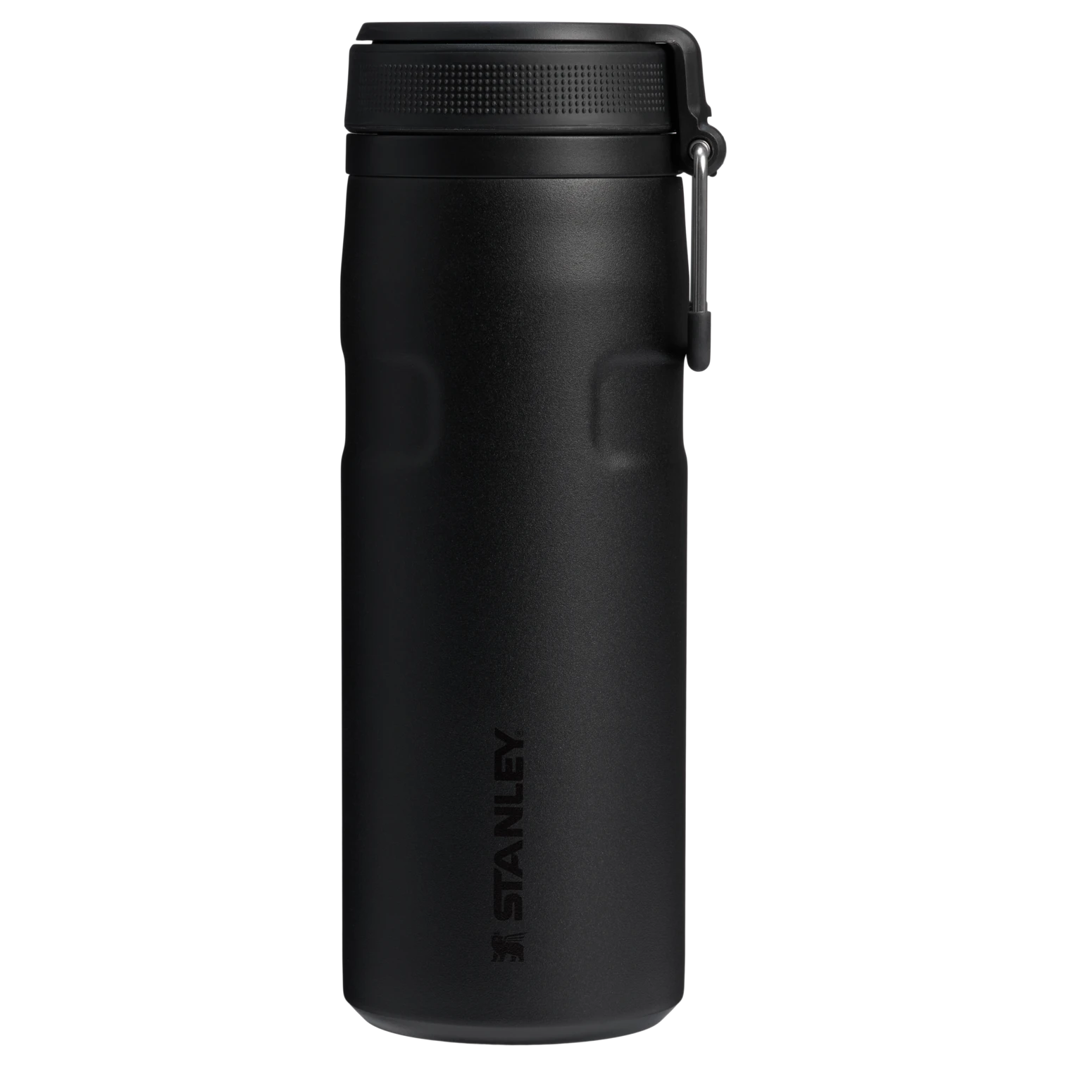 1. Termos Stanley IceFlow Twist Flip 0.47L - negru | izolație vacuum, mărime 0.47 L
