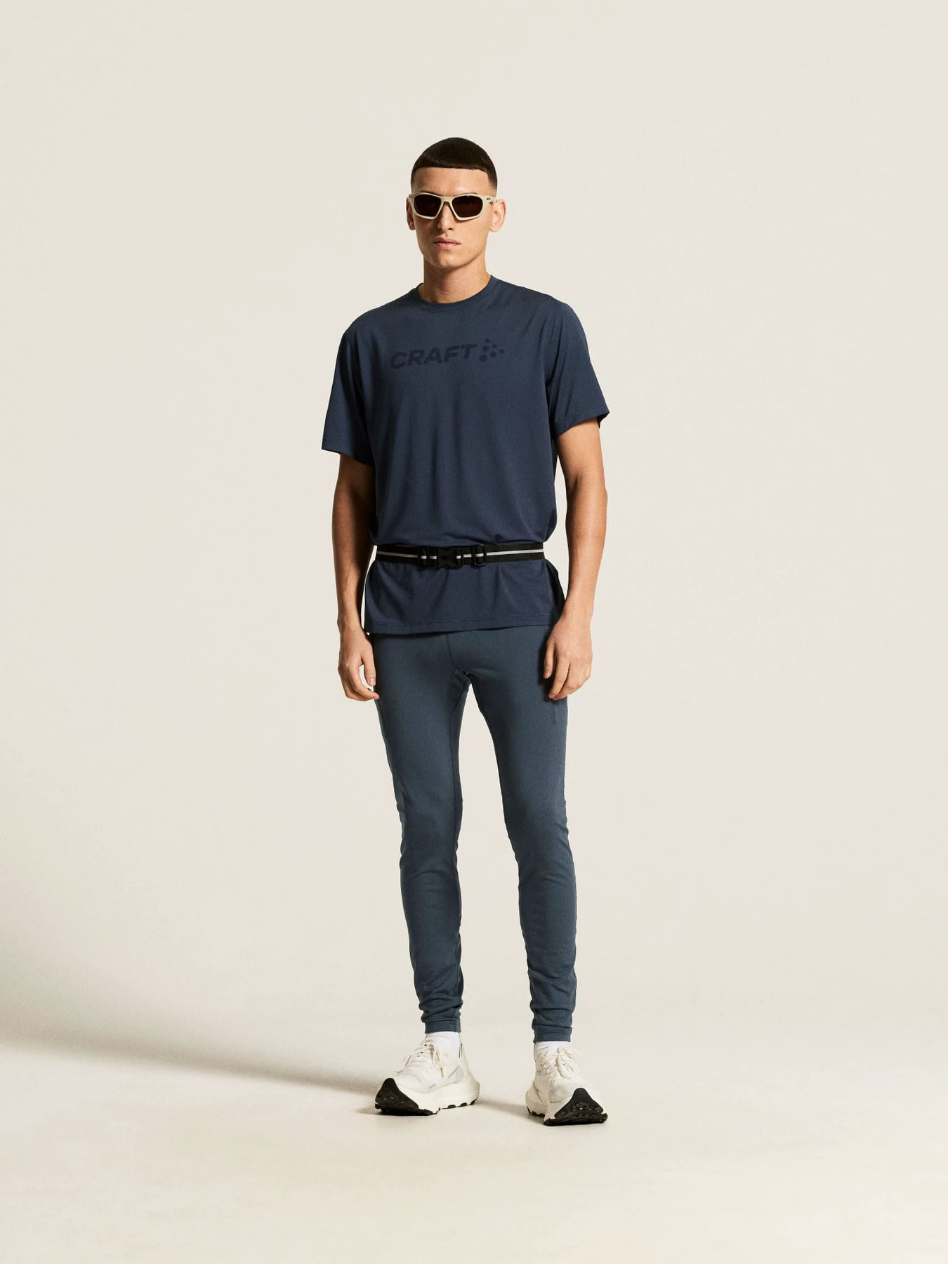 Tricou alergare Craft Essence Logo Tee 2 bărbaţi - bleumarin Night - 246931