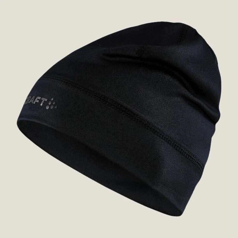 Căciulă alergare Craft CORE Essence Jersey Hat - neagră - 246978