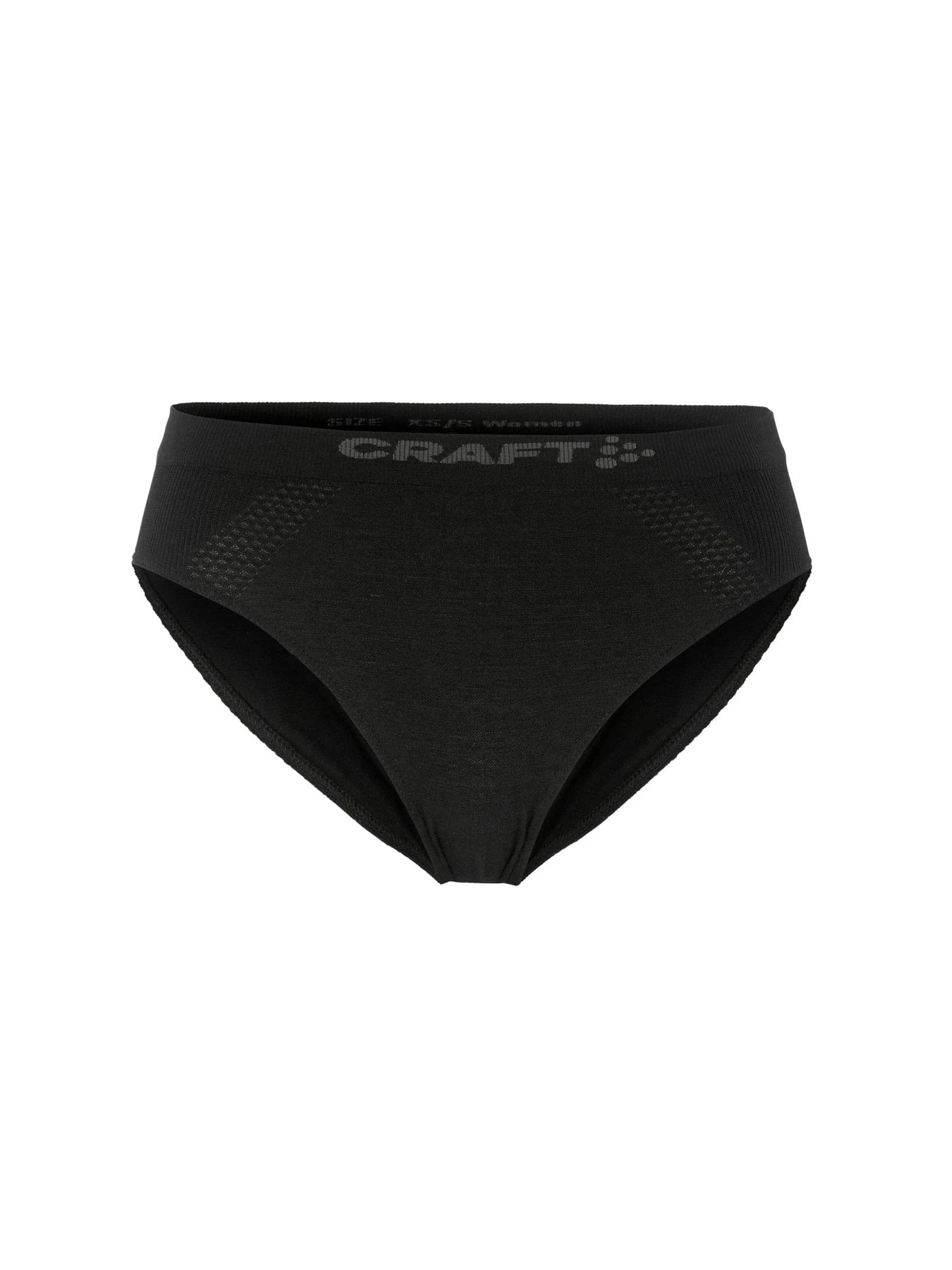 1. Chiloţi Craft Wool Seamless Hipster damă - negri | lână merinos