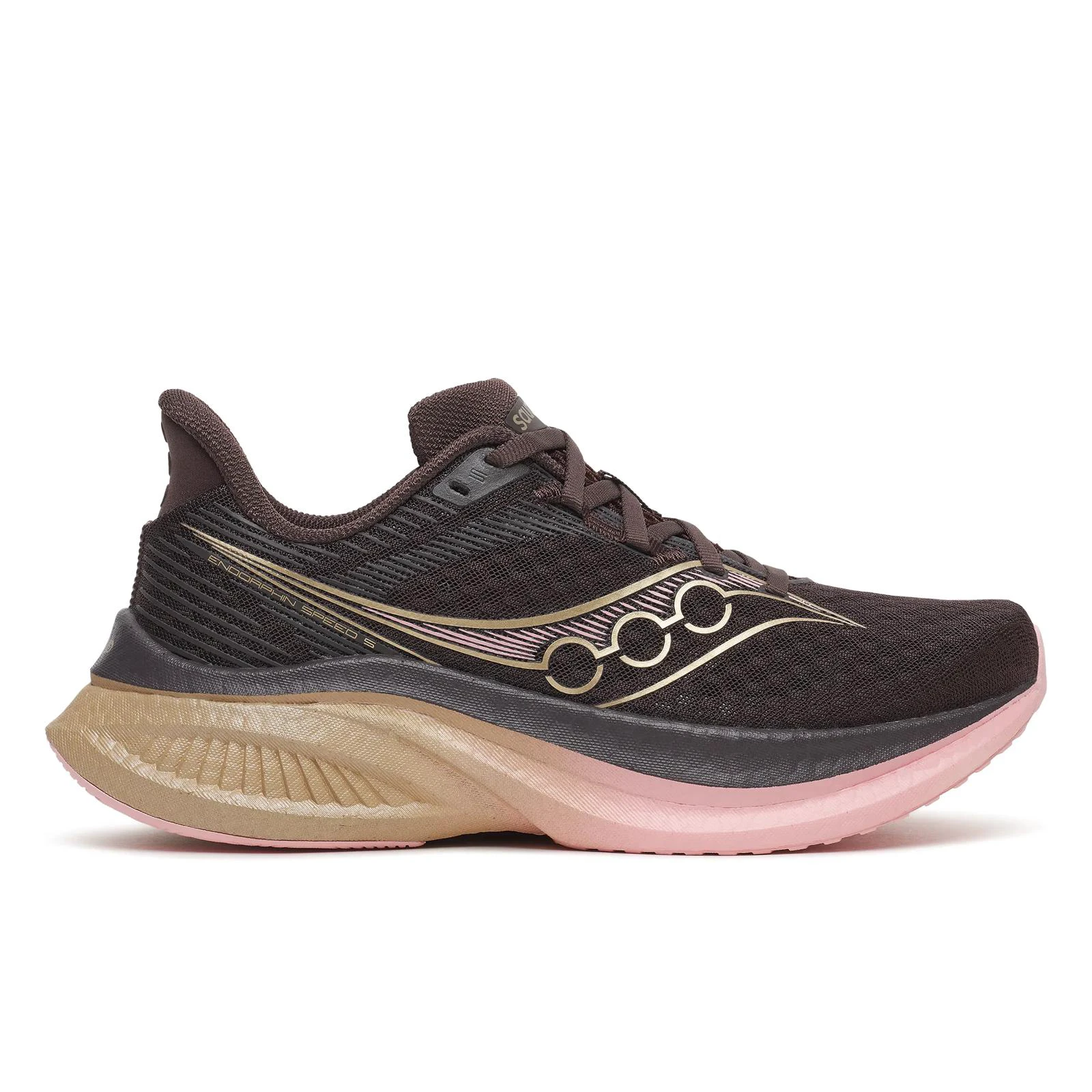 Pantofi alergare Saucony Endorphin Speed 5 W - Torte | Aureate | viteză și confort - 247340