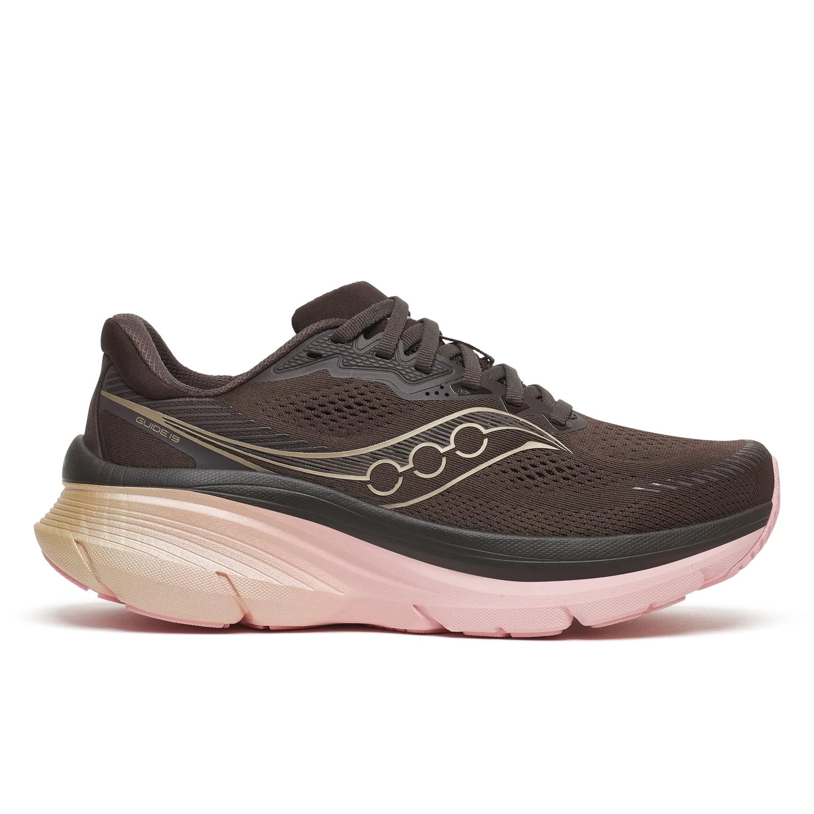 Pantofi alergare Saucony Guide 19 W - Torte | Aureate | amortizare maximă - 247344