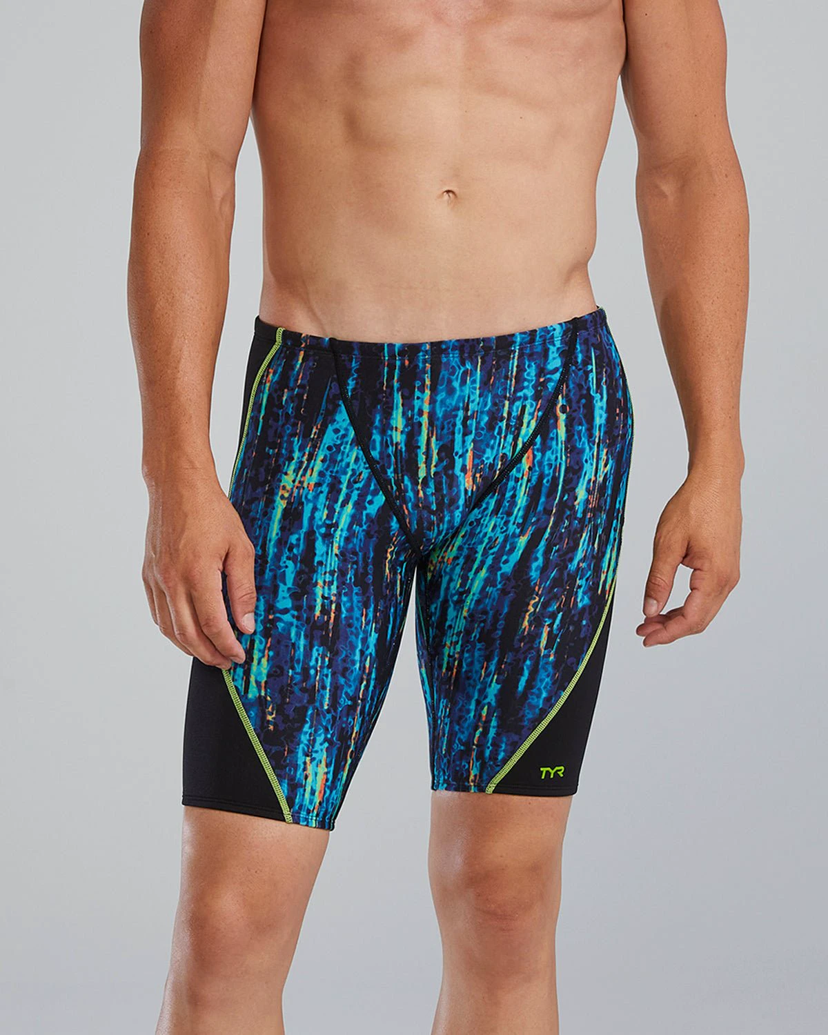 1. Jammer TYR Blade Splice - albastru Blue Rainbow/negru | 300h+ clor