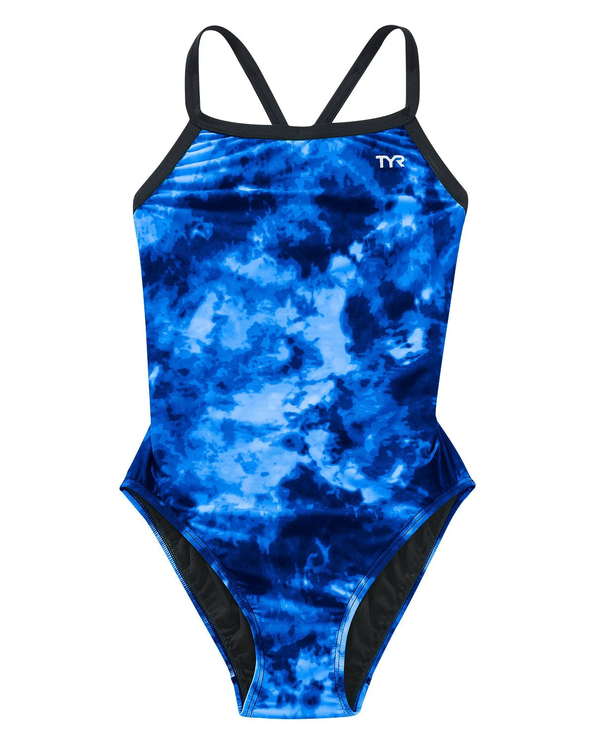 1. Costum înot întreg TYR Diamondfit - albastru | rezistent clor, mărime 24