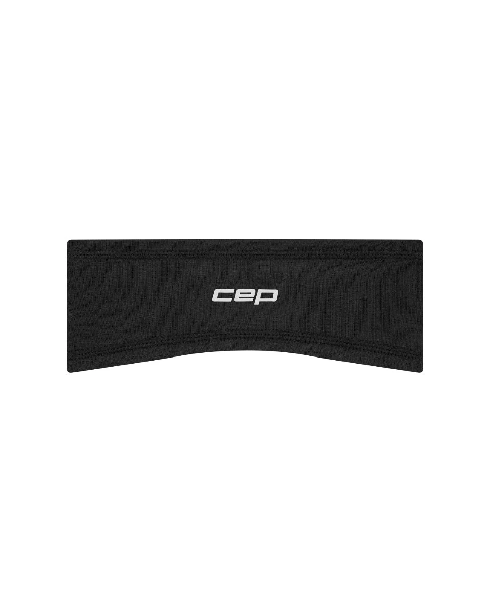 1. Bentiță alergare termală CEP Core Run Thermal Headband 2.0 - negru | protejează urechile