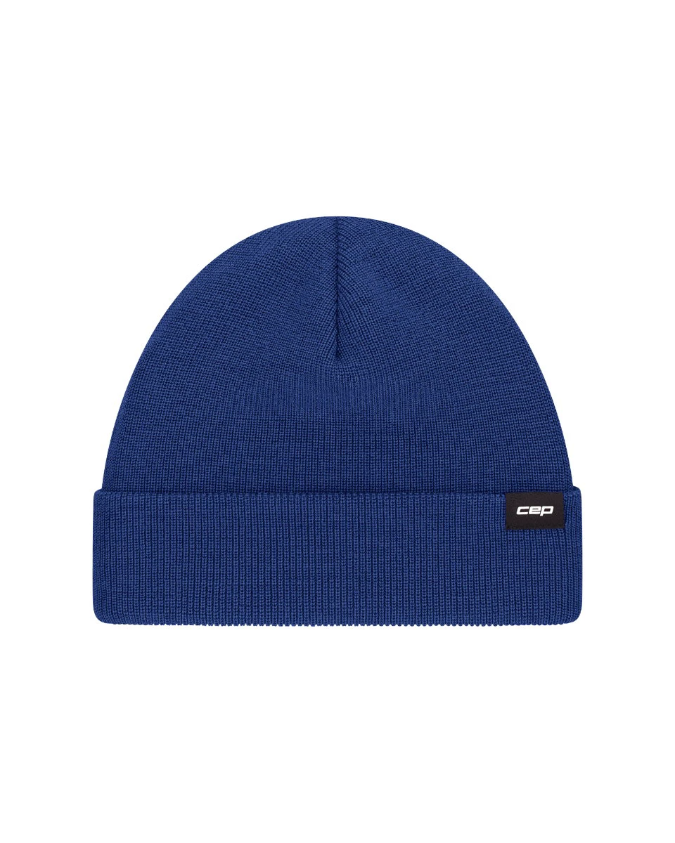 Căciulă alergare termală CEP Core Run Thermal Beanie | protecție vânt - bleumarin - 248377