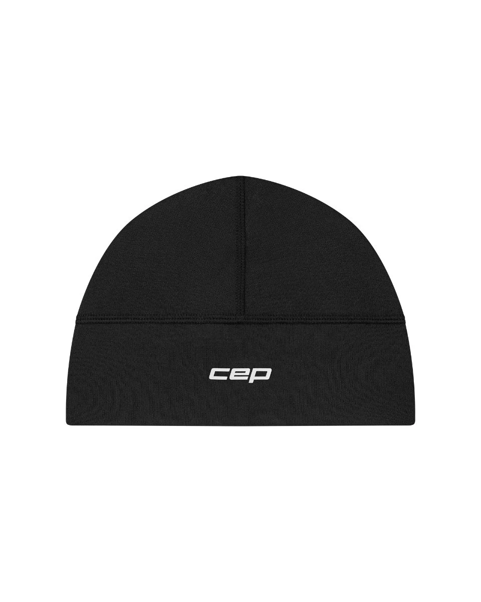 1. Căciulă alergare termală CEP Core Run Thermal Beanie 2.0 - negru | protecție vânt