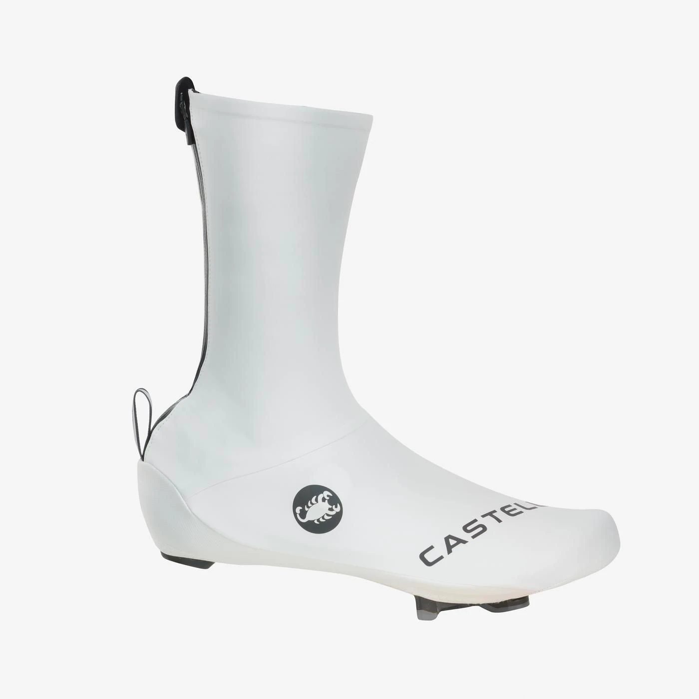 1. Huse pantofi ciclism Castelli Aero Race 2 Shoecover - alb | aero, impermeabile