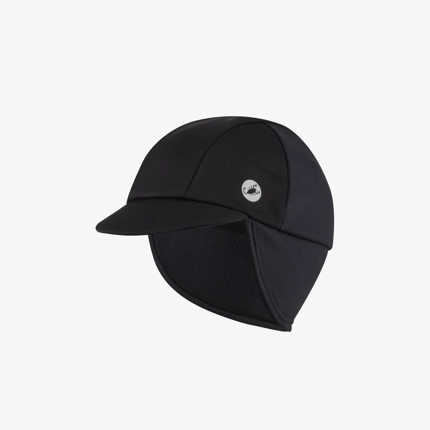 1. Șepcuță ciclism iarnă Castelli Estremo Thermal Winter Cap - negru | acoperă urechile