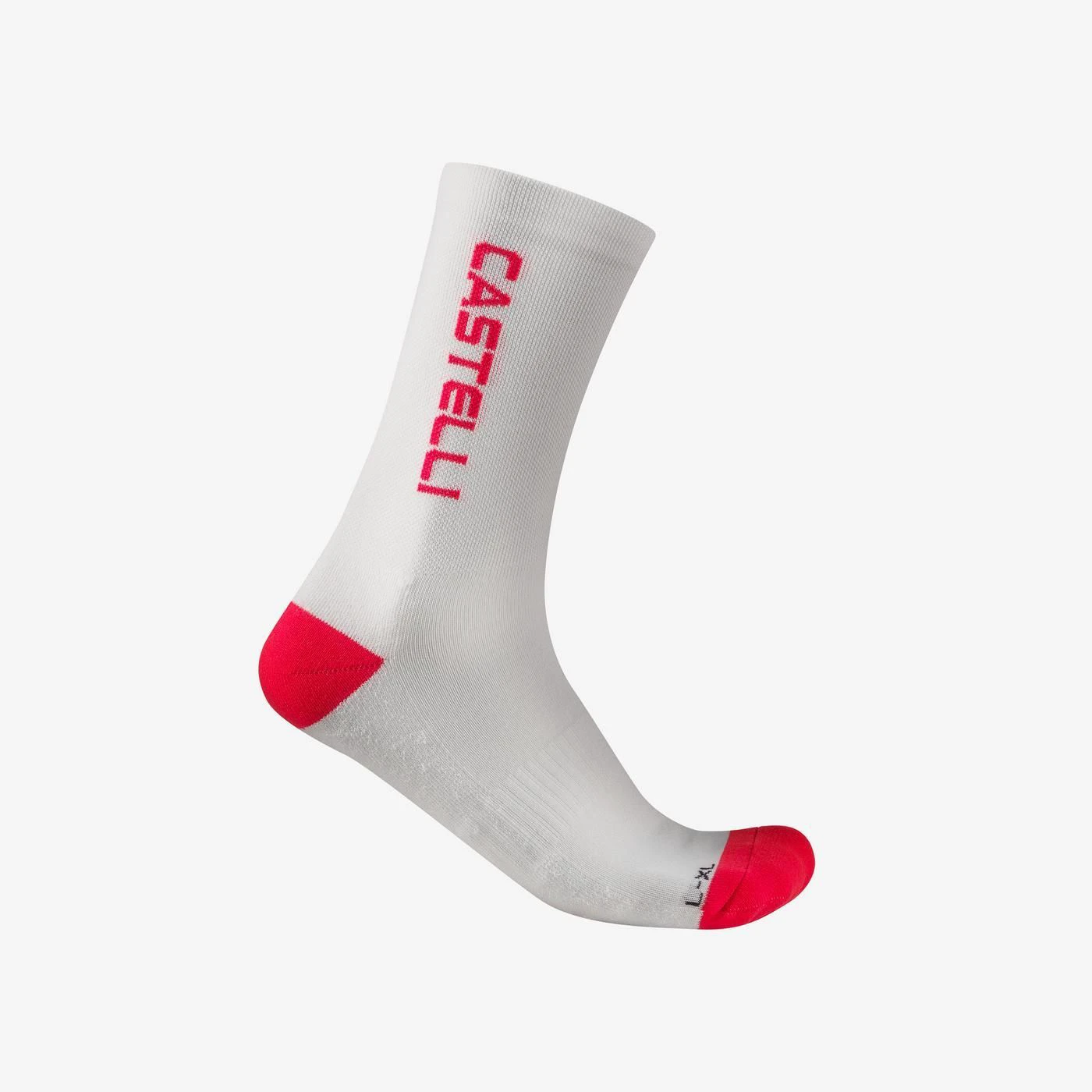 1. Șosete ciclism iarnă Castelli Sweetspot 20 Thermal - ivory/rosu | PrimaLoft®