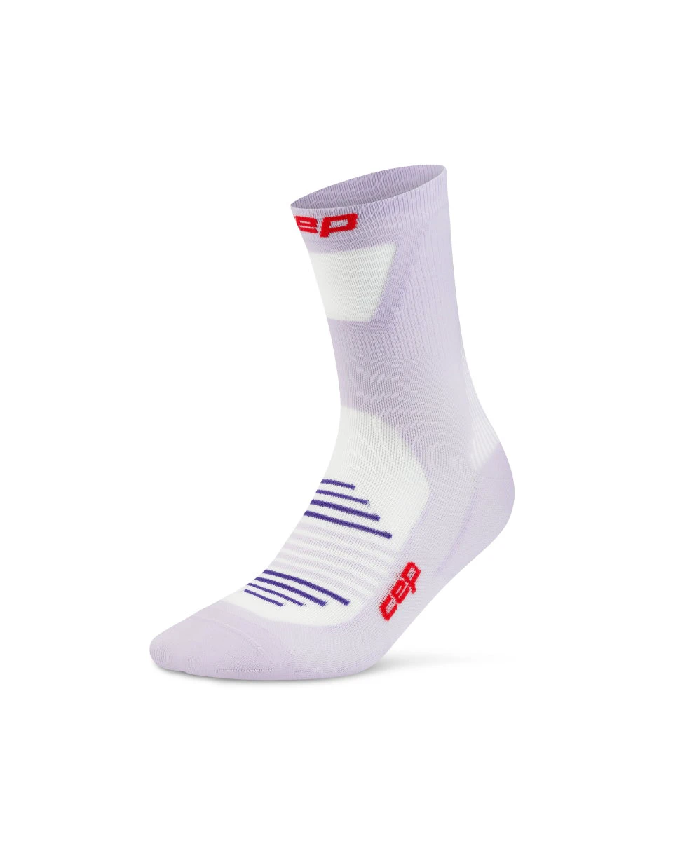 Șosete compresie CEP Pro Run Ultralight Mid Cut - lila | alergare performanță - 248557