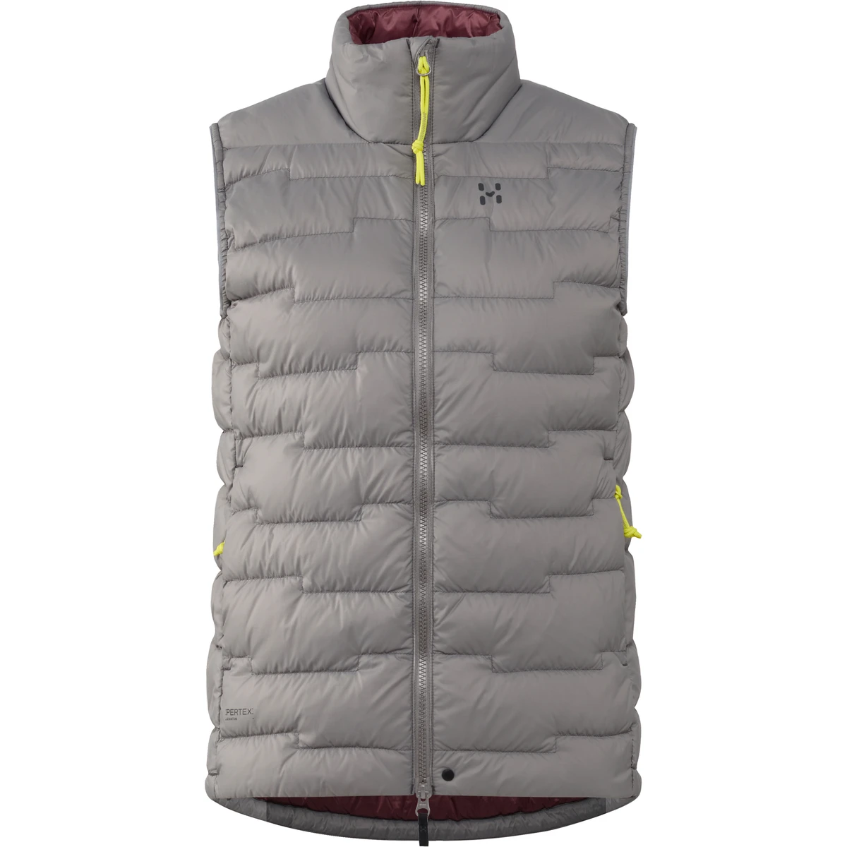 1. Haglöfs ROC Flash Down Vest W – Vestă tehnică din puf - Gri Stone Brick