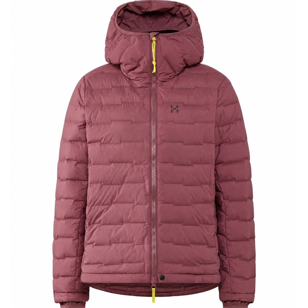 1. Haglöfs Spitz Down Hood W – Geacă din puf elastică cu glugă - Roz Misty Mauve