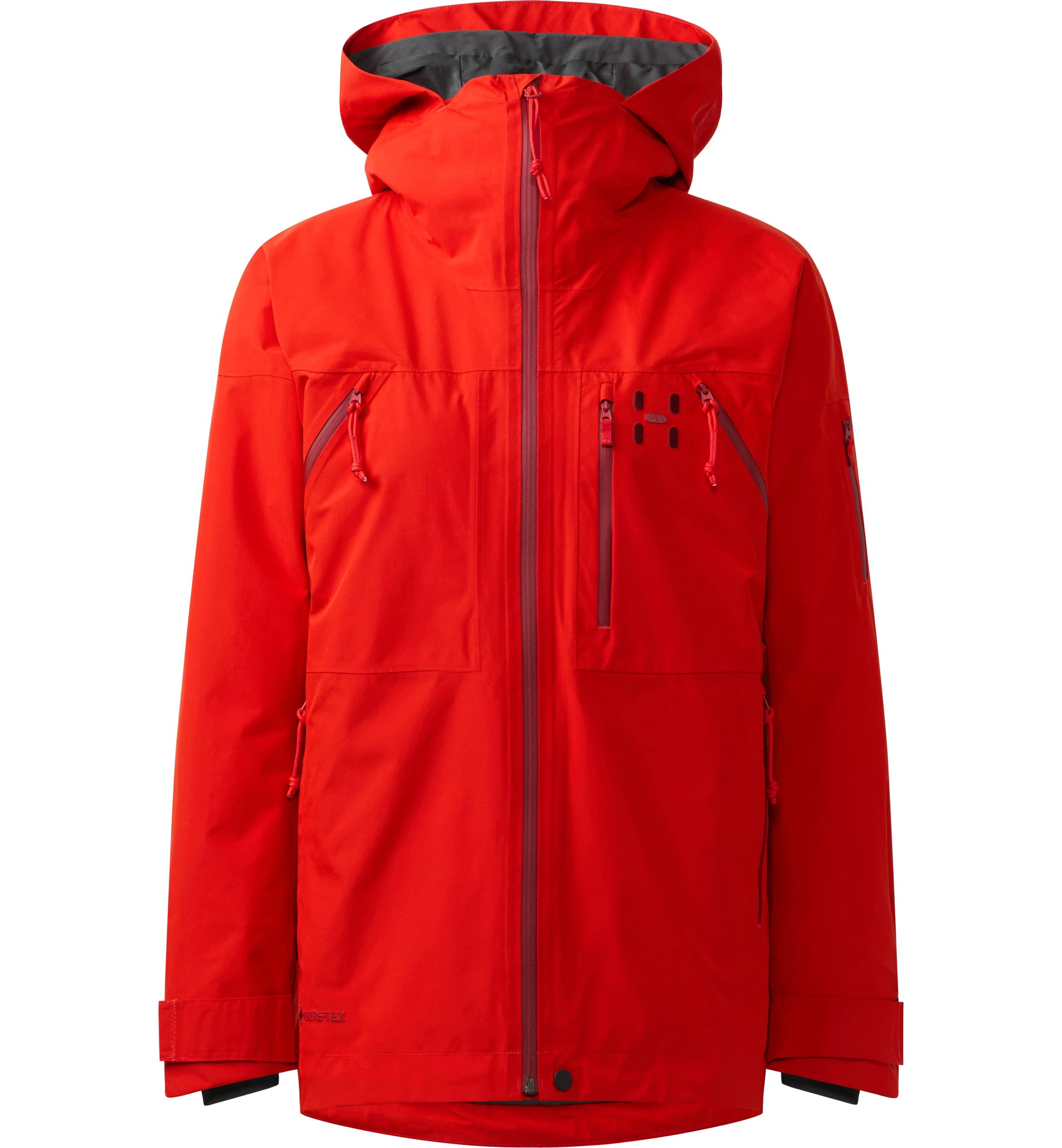 1. Haglöfs Latnja GTX Insulated Jacket W – Geacă de schi izolată GORE-TEX - Roșu Tech Red