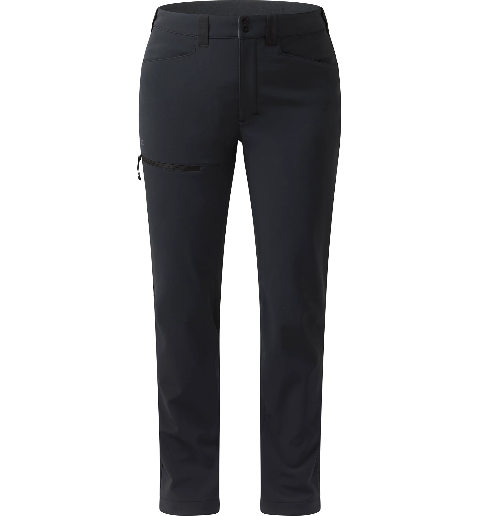 1. Haglöfs Warm Flex Pant W – Pantaloni softshell călduroși - Negru True Black