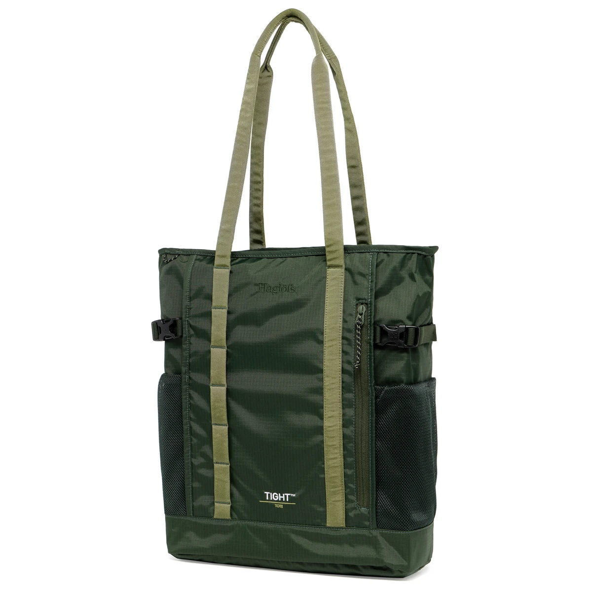 1. Haglöfs Tight Tote 25 – Geantă tote transformabilă 25 L - Verde închis Seaweed Green/True Black