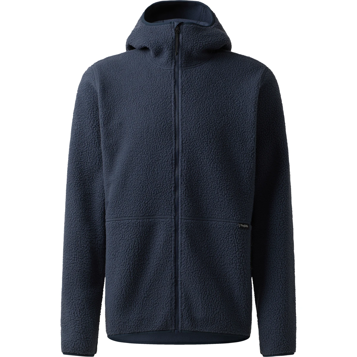 1. Haglöfs Funäs Pile Hood – Hanorac fleece pufos - Albastru închis Tarn Blue