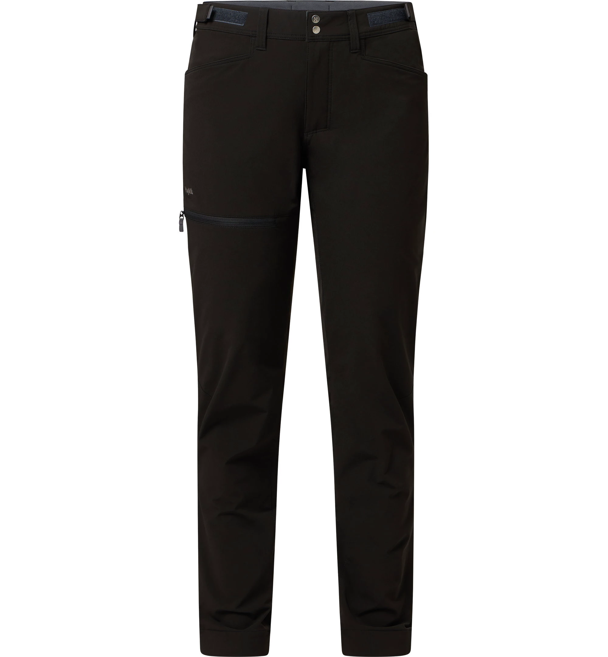 1. Haglöfs Front Flex Pant W – Pantaloni de drumeție elastici - Negru True Black