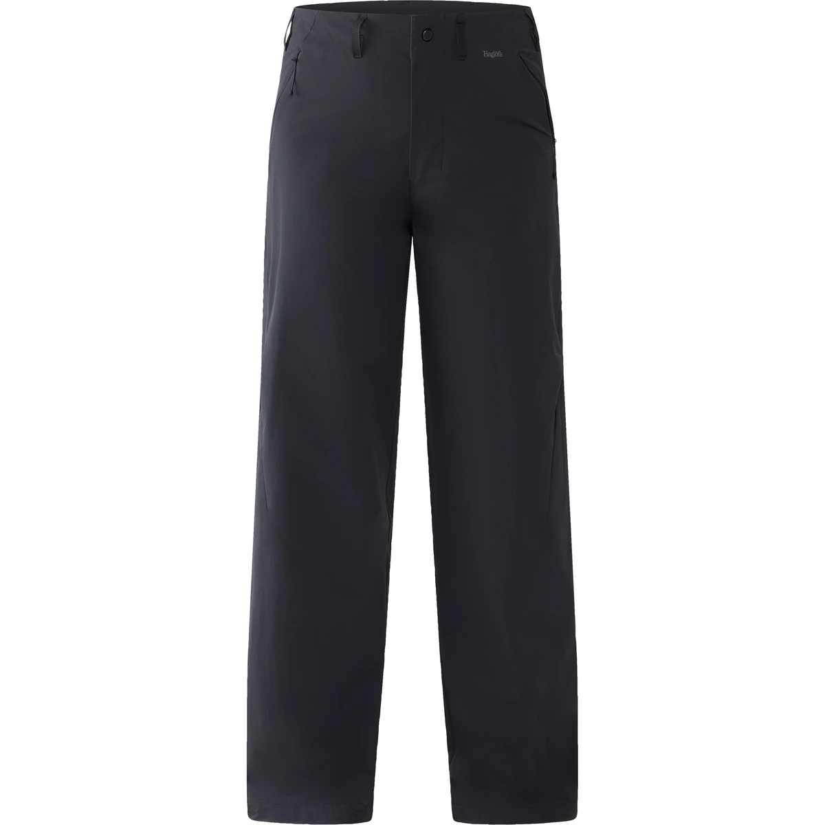 1. Haglöfs Levante Pant W – Pantaloni outdoor aerisiți - Negru True Black