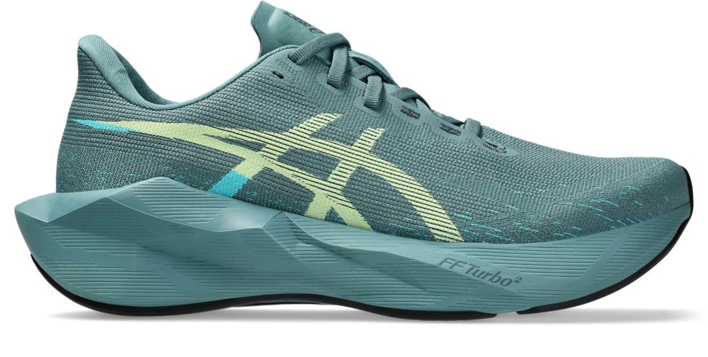 Pantofi alergare ASICS Novablast 6 - turcoaz Foggy Teal | Yellow | retur de energie - 249305