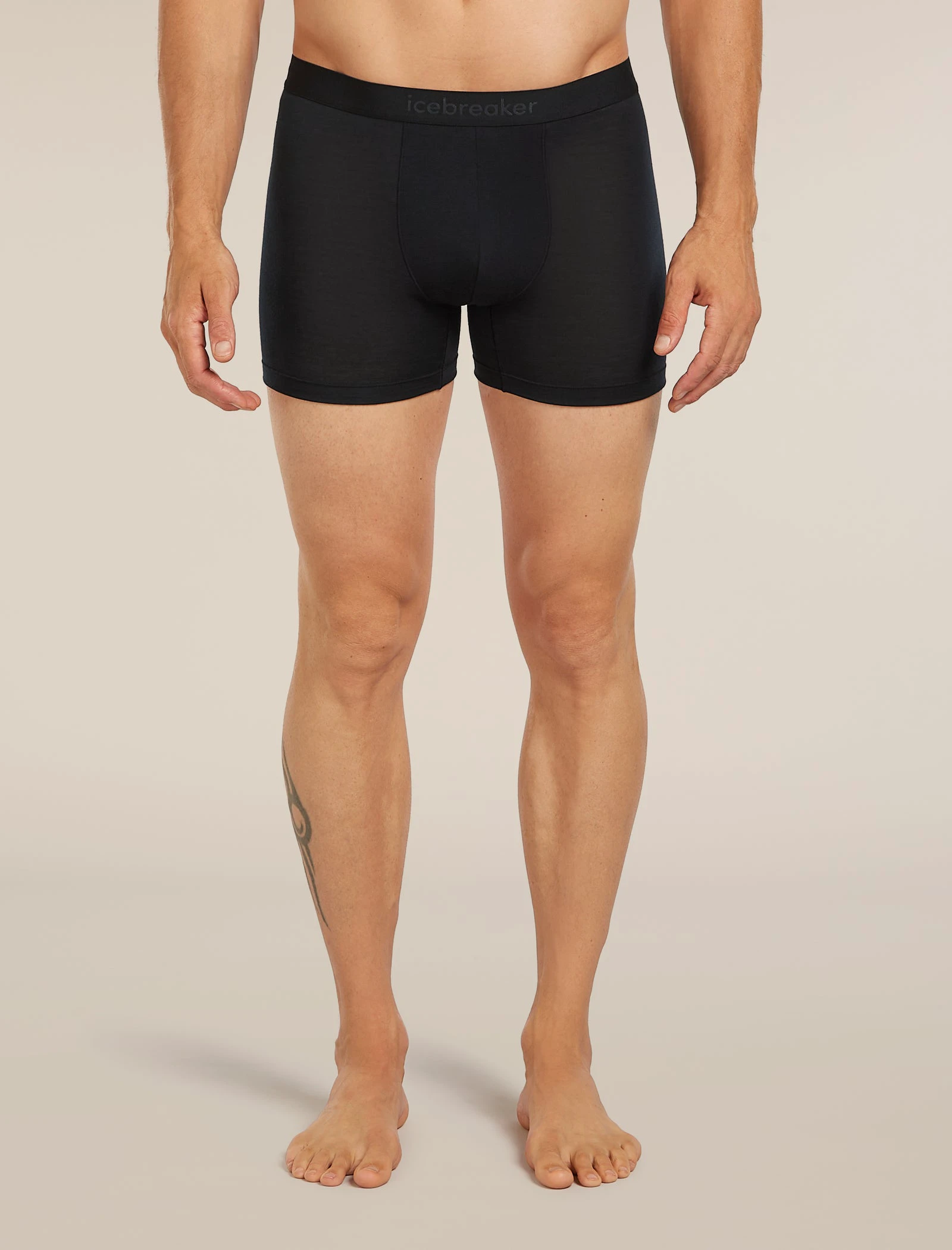 Boxeri Merino Icebreaker 125 Anatomica Cool-Lite - negru Black - 249438