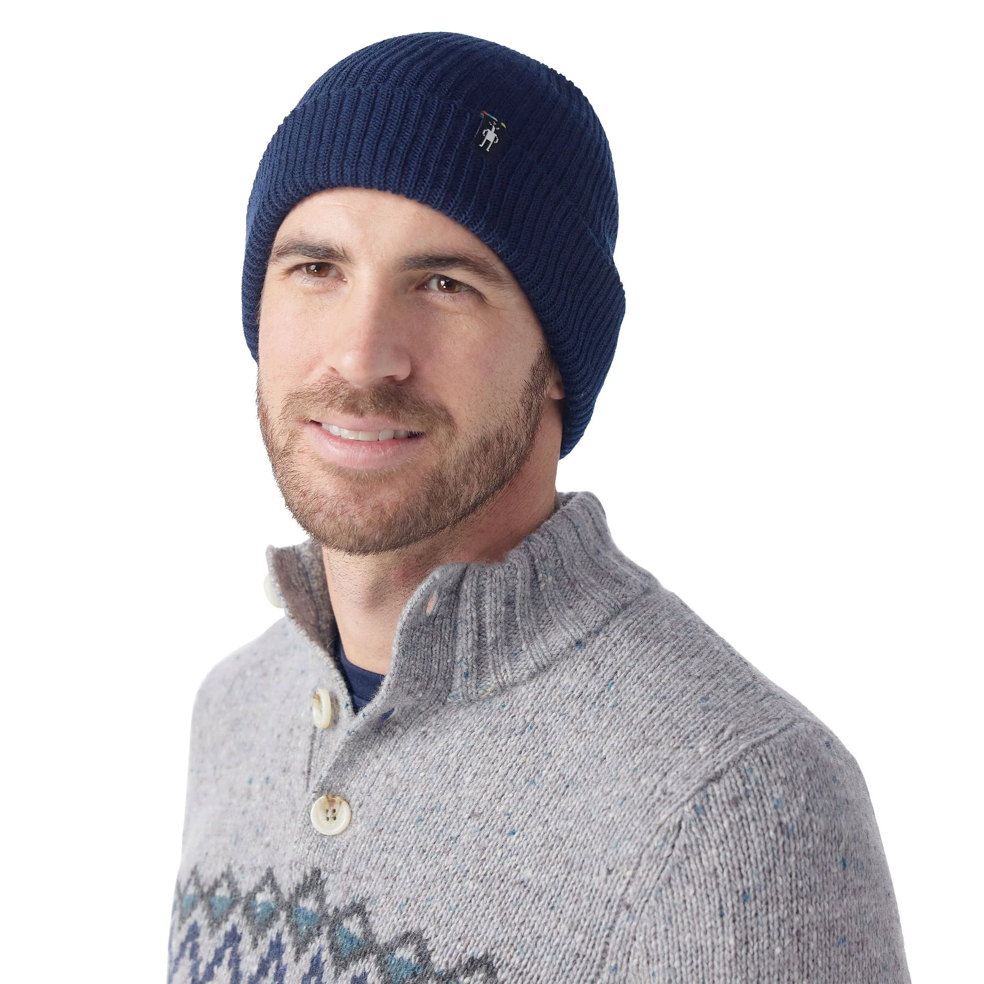 1. Căciulă Merino Smartwool Beanie - bleumarin Deep Navy