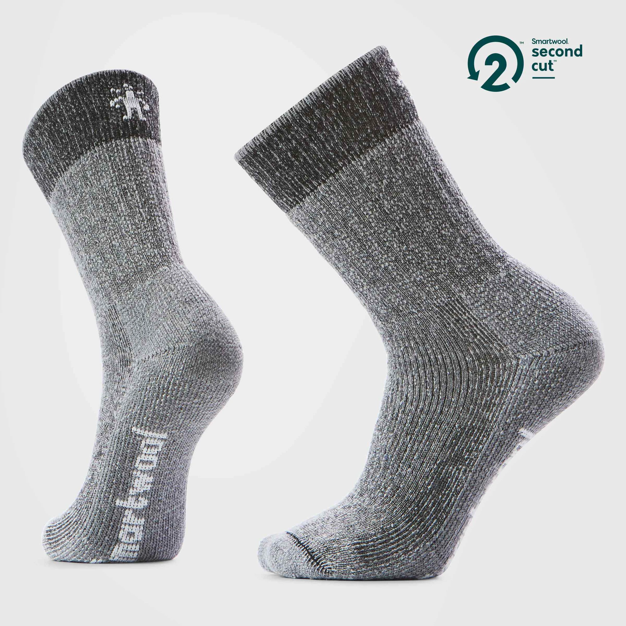 1. Șosete Merino hiking Smartwool Hike Classic - negru | Crew | Full Cushion