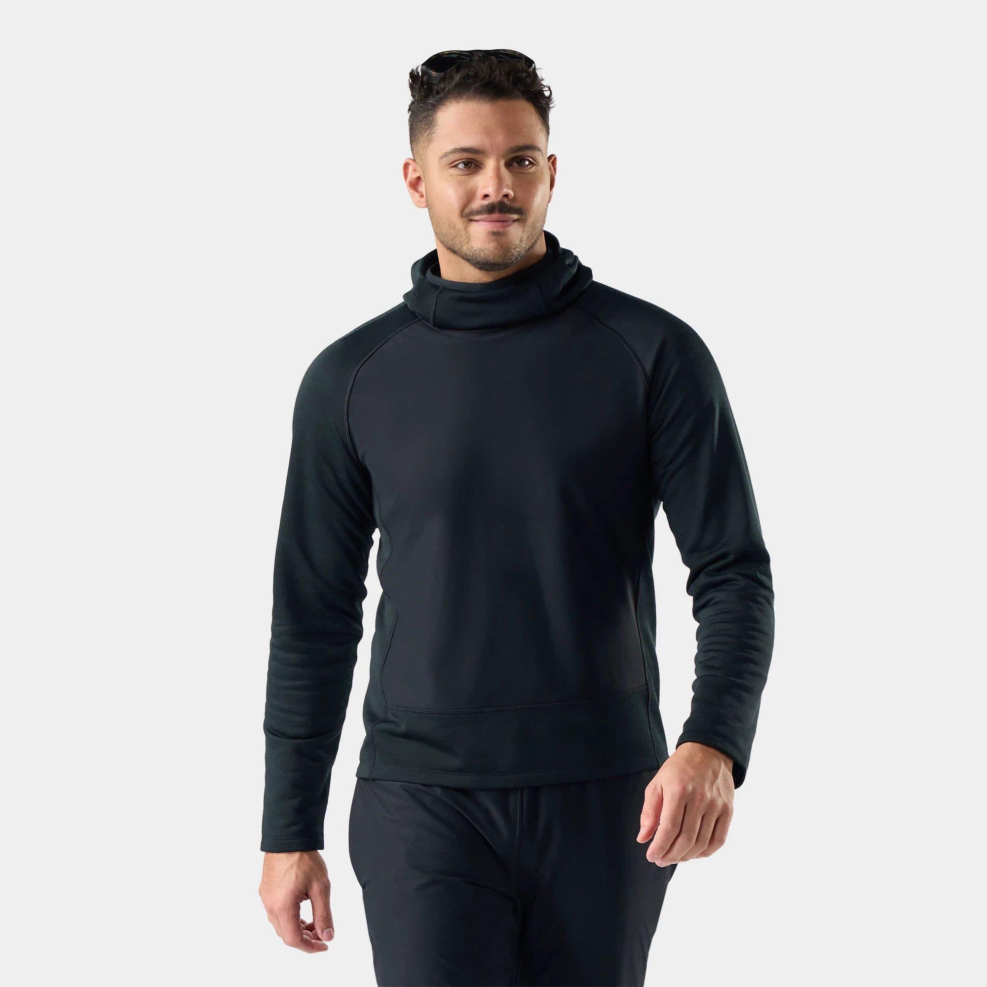 1. Hanorac Merino Smartwool Active Fleece Wind Hoodie - bleumarin Nightfall/Deep Navy