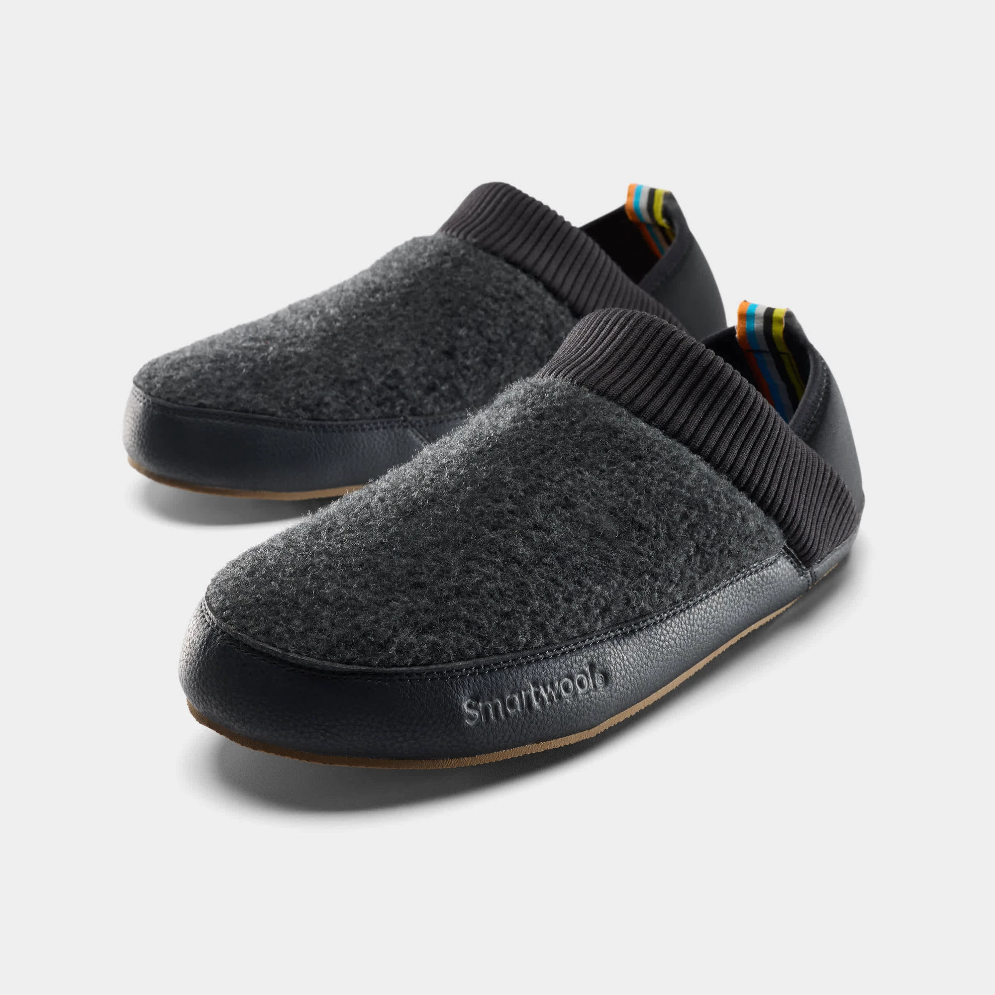Papuci de casă Smartwool Cabin Mule - gri Charcoal | Merino - 249576