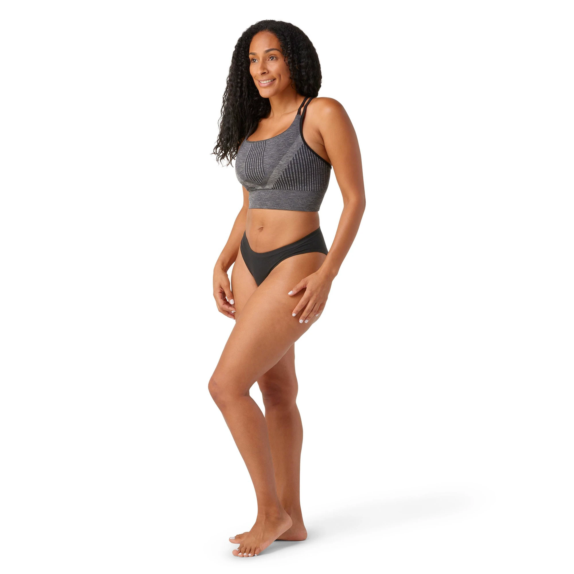Chilot Merino Smartwool Intraknit Bikini - negru, seamless - 249585