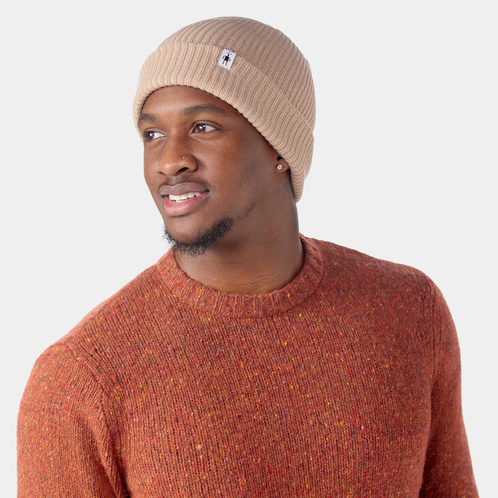 Căciulă Merino Smartwool Beanie - bej Toffee Cream - 249613