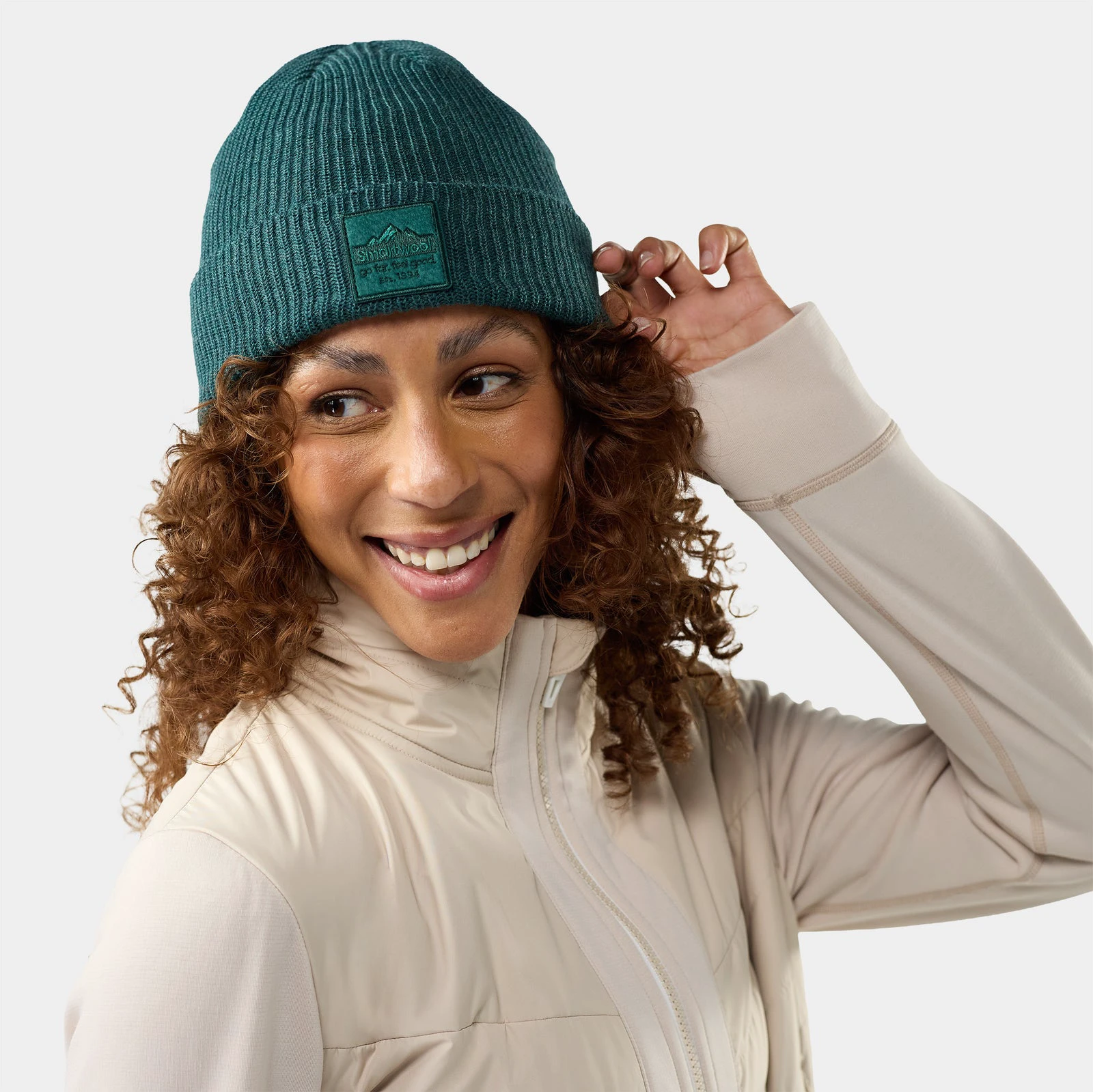 Căciulă Merino Smartwool Patch Beanie - verde Dusty Teal Heather - 249632