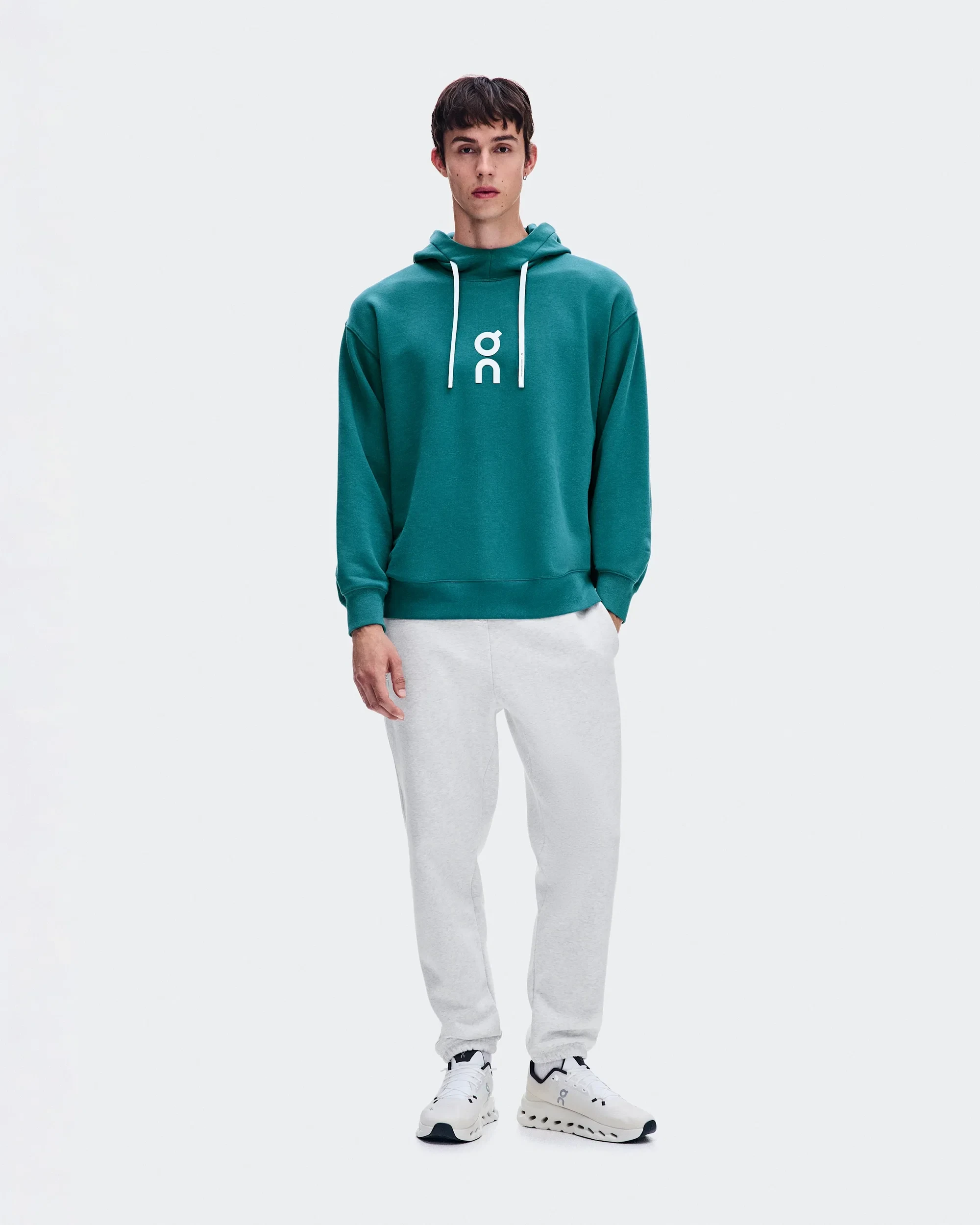 Hanorac On Club Hoodie - confort casual din bumbac organic - Storm - 249727