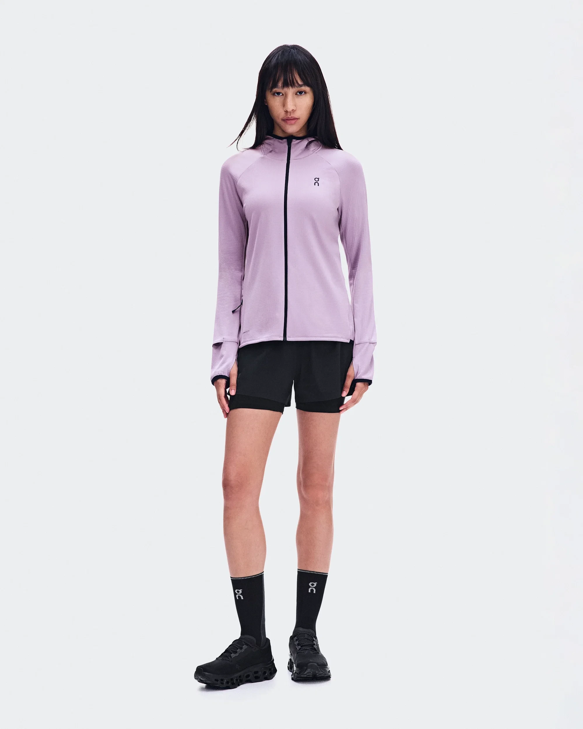 Hanorac On Climate Zip Hoodie W - mov Mallow | ThermaTec™ - 249649