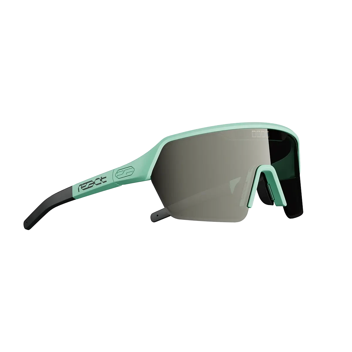 1. Ochelari de soare electrofotocromatici React Swiss Ervo - lentilă onyx, ramă mint