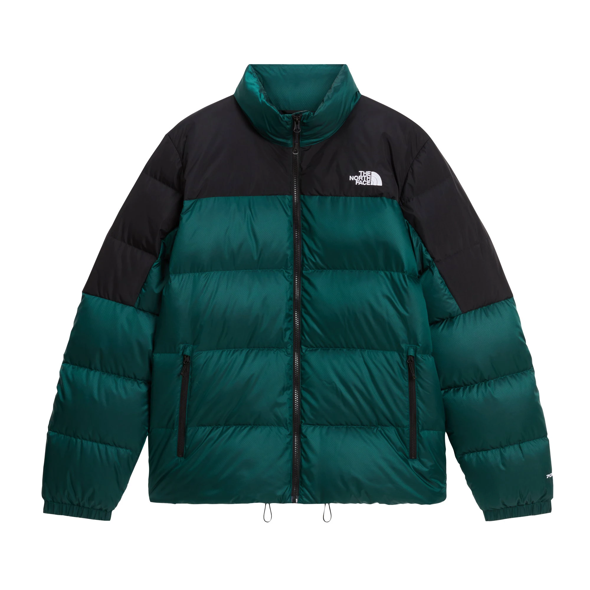 Geacă de puf The North Face Diablo Down 2.0 Jacket pentru bărbați - verde petrol Pacific Teal Black Heather | Black | puf reciclat 700 - 250600
