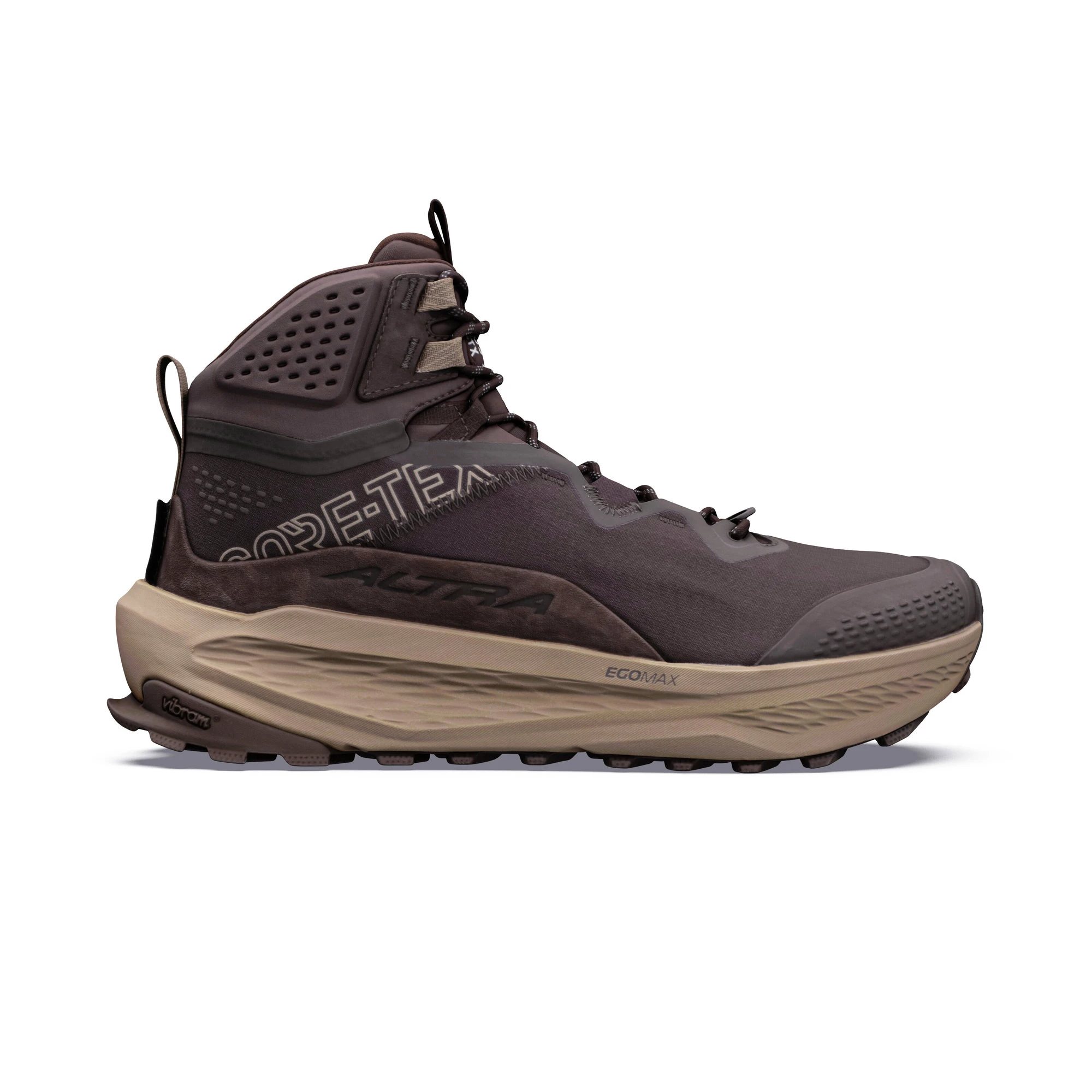 Ghete drumeție Altra Olympus 7 Mid GTX pentru bărbați - maro Chocolate Brown | GORE-TEX și talpă Vibram - 250725