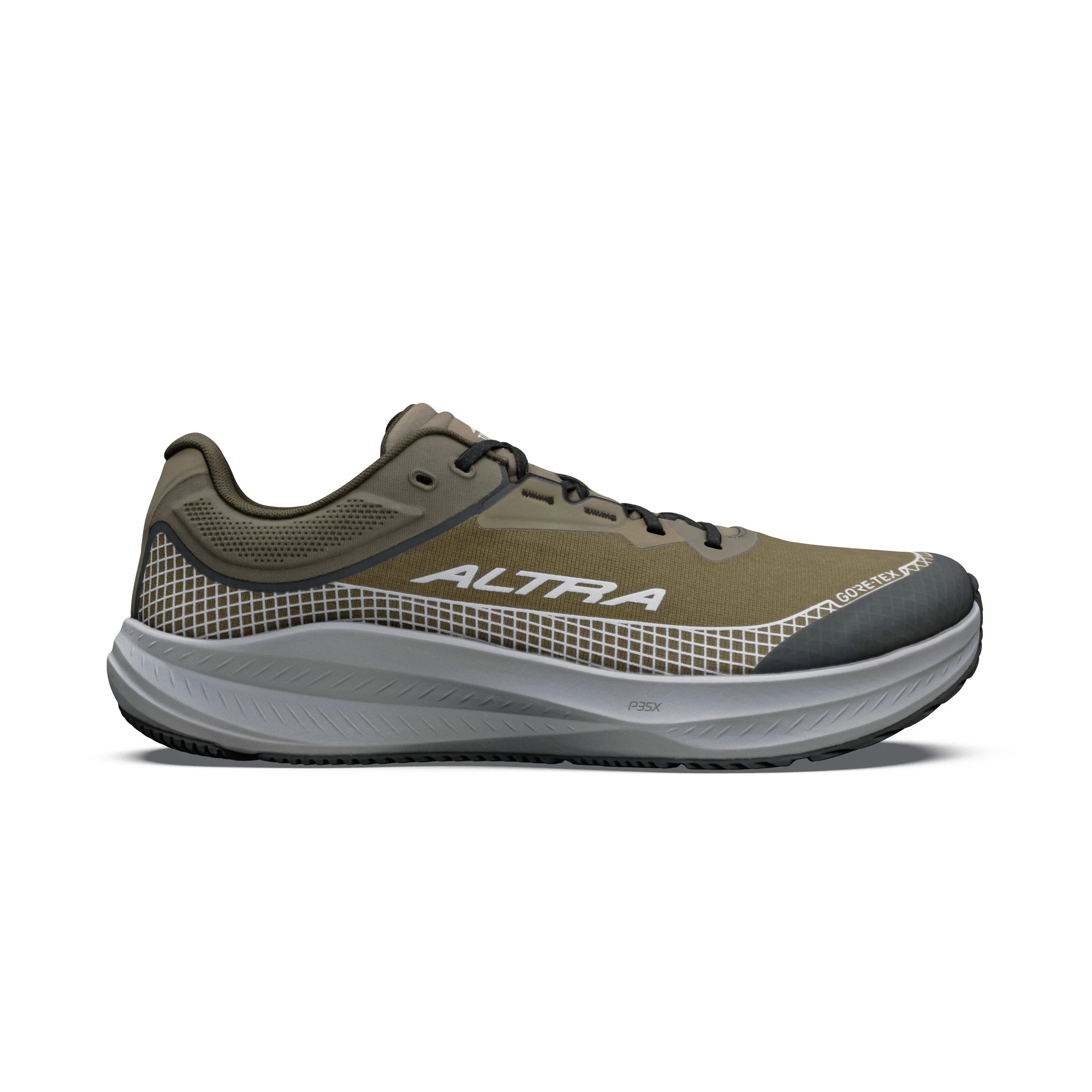Pantofi alergare asfalt Altra Torin 9 GTX pentru bărbați - verde Dark Olive | Silver | Night Owl | impermeabili GORE-TEX - 250729