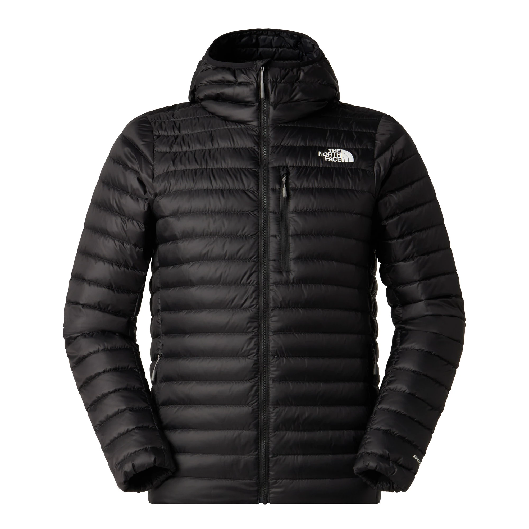 1. Geacă de puf The North Face Bettaforca LT Down Hoodie pentru bărbați - negru Black | Smoked Pearl | Windwall, nailon reciclat