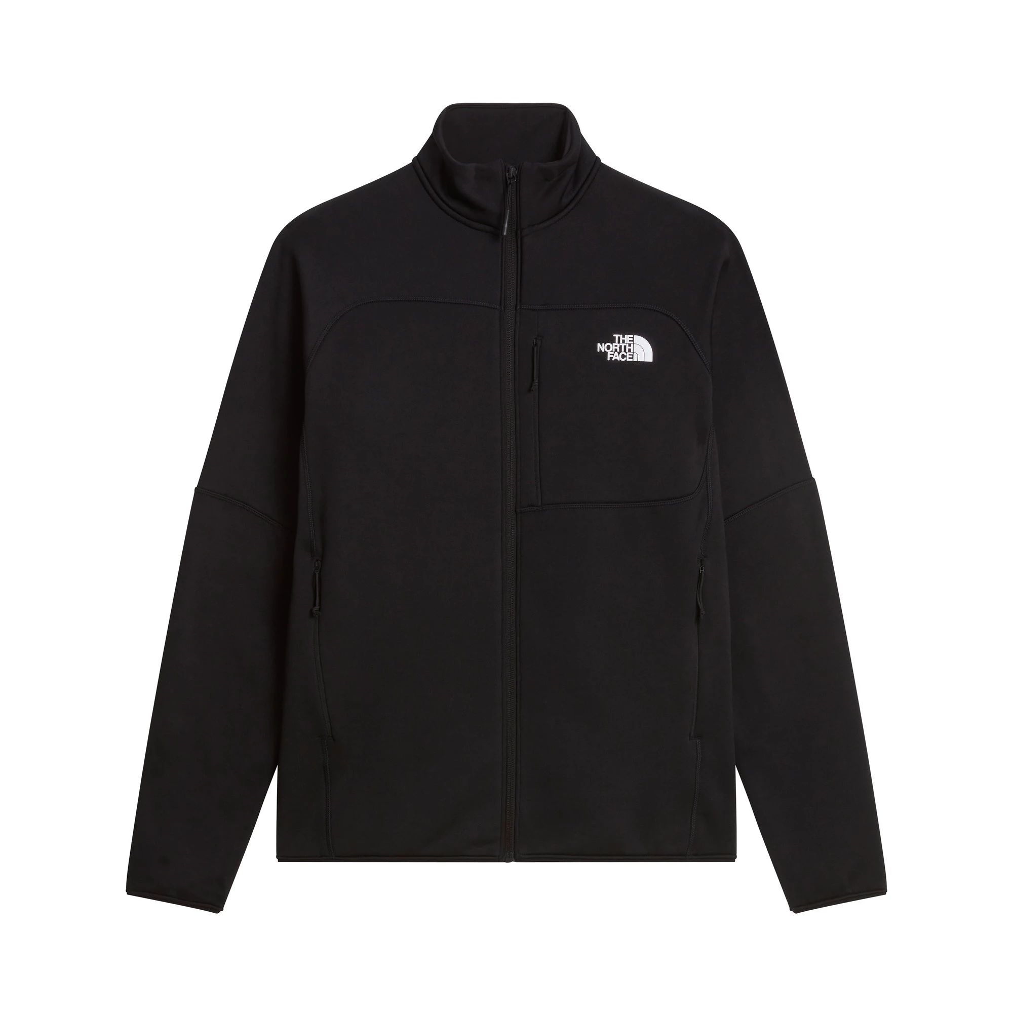 Polar The North Face Polartec Power Stretch Meteora Full Zip pentru bărbați - negru Black | Polartec Power Stretch - 250855