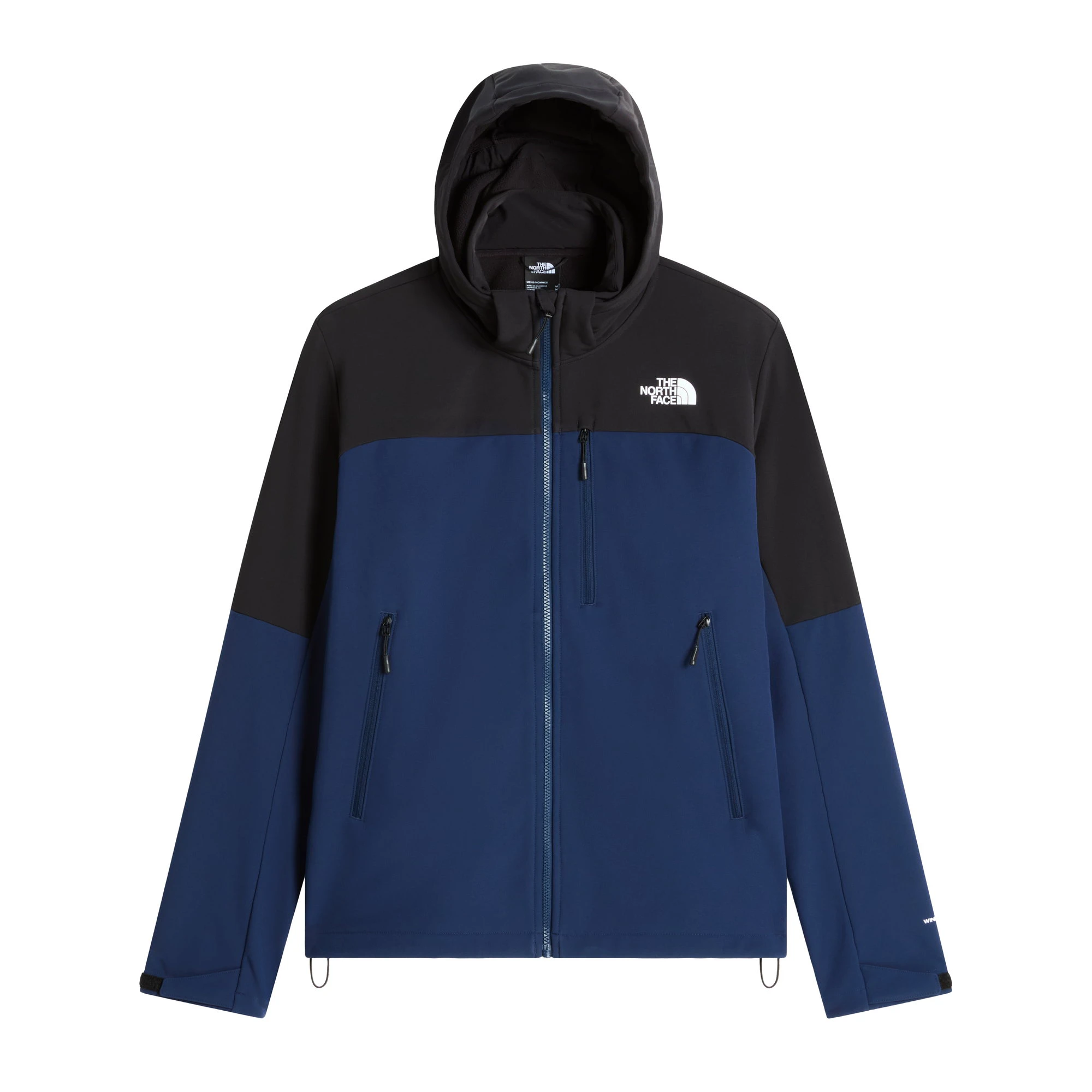 1. Geacă softshell The North Face Diablo Detachable Hood pentru bărbați - bleumarin Summit Navy | Black | Windwall, glugă detașabilă