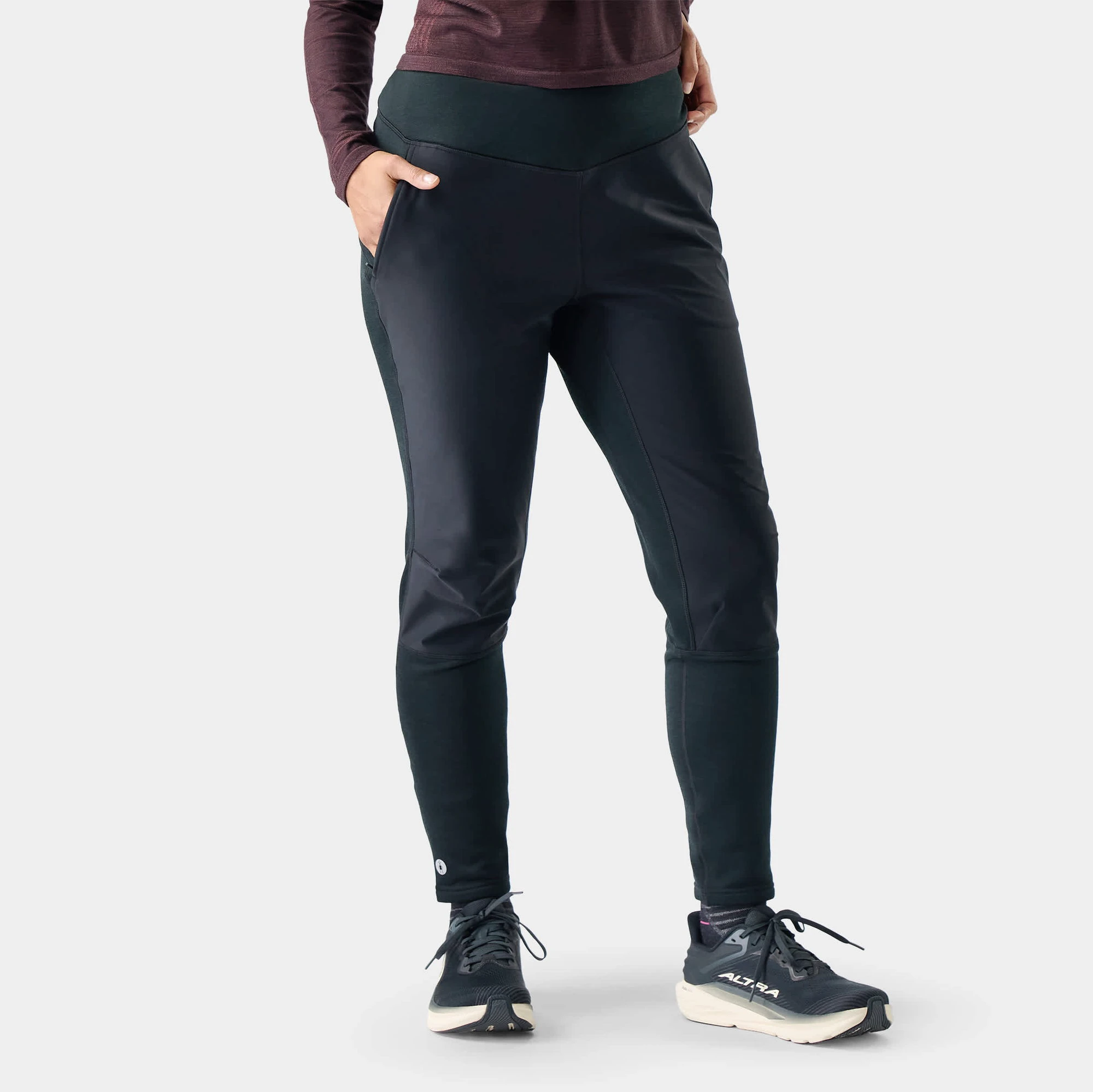 Pantaloni Merino Smartwool Wind Pant - bleumarin Nightfall/Deep Navy - 249558