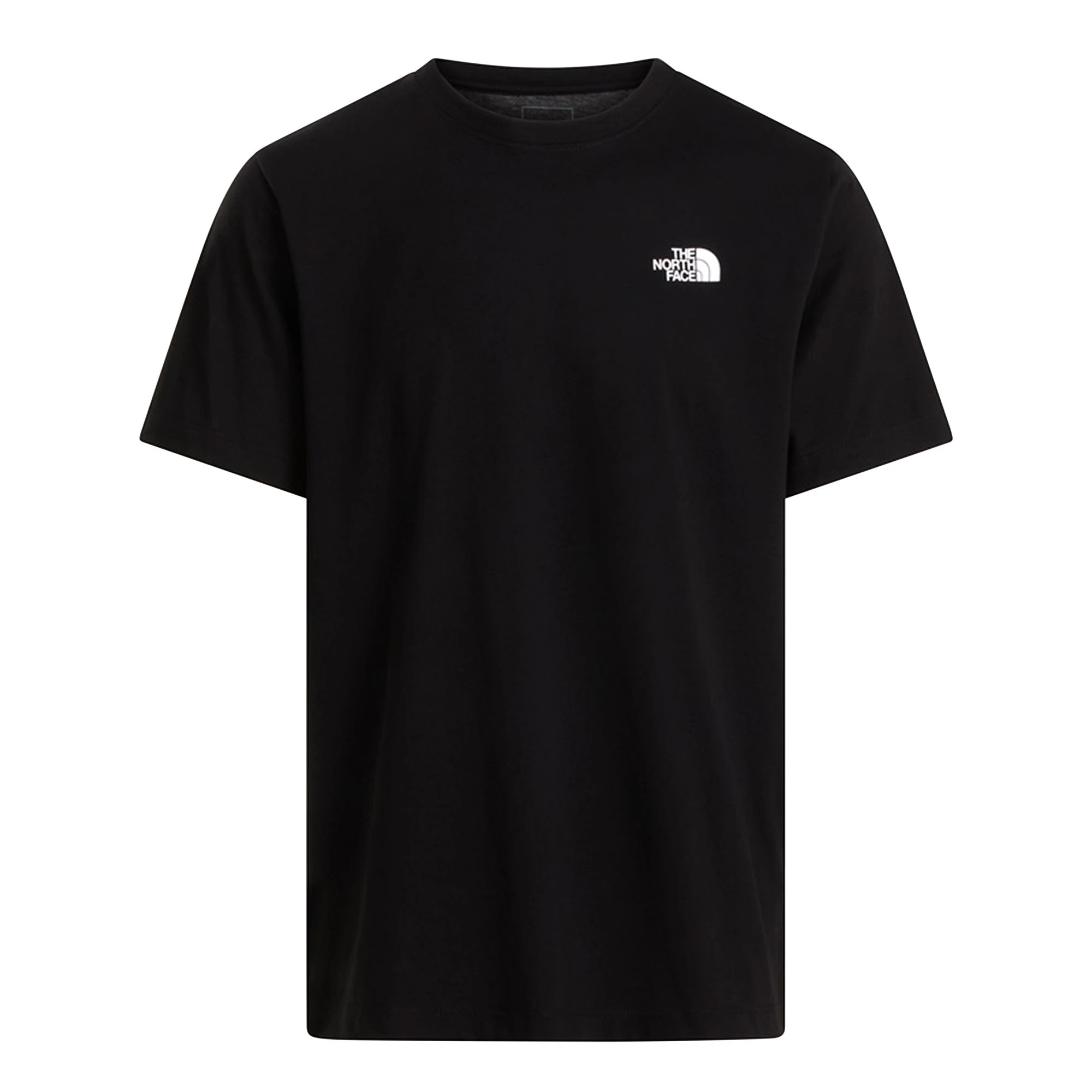 1. Tricou The North Face Evolution Box NSE Regular pentru bărbați - negru Black | White | poliester reciclat
